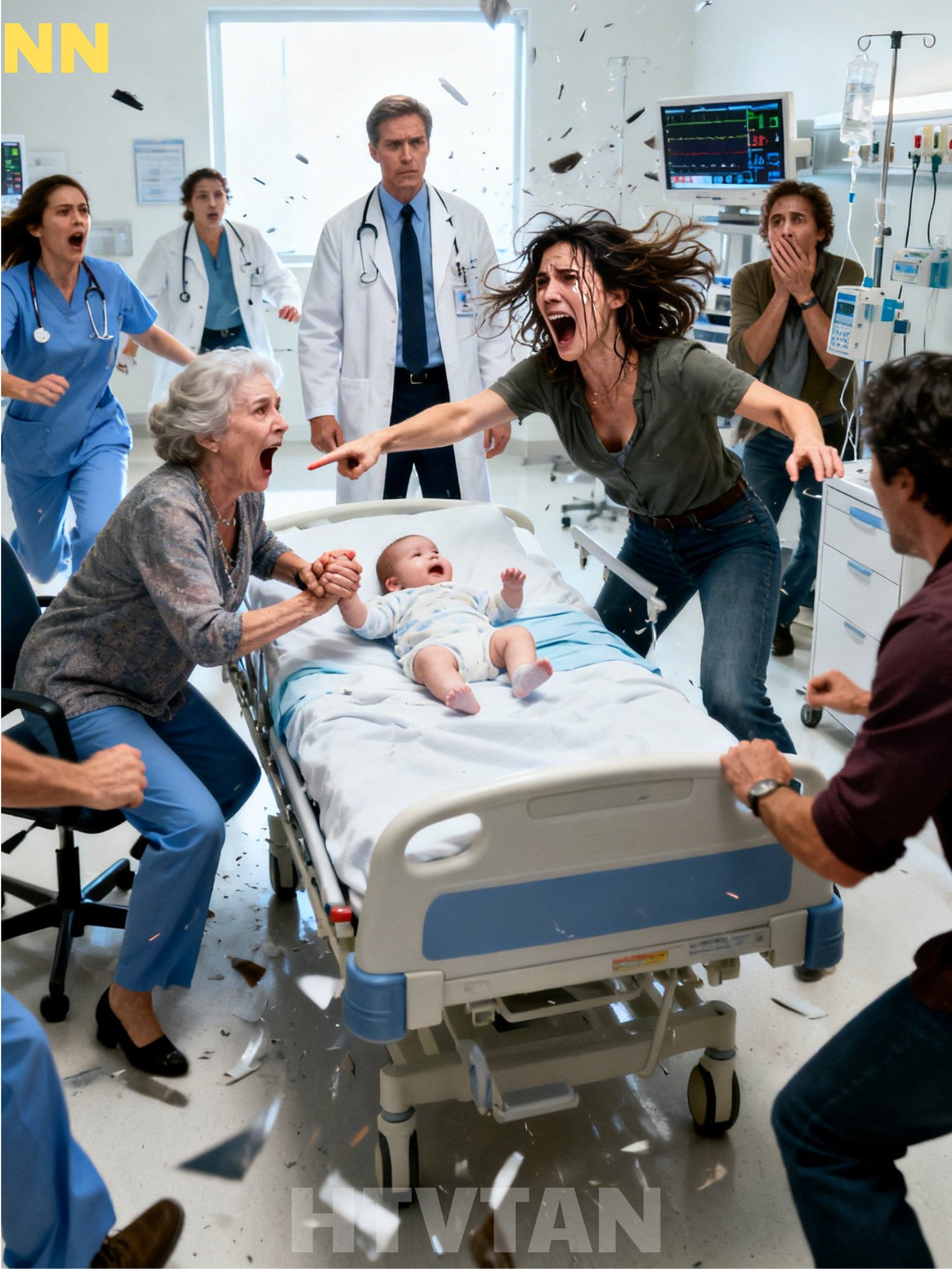 Ma belle-mère a frappé ma fille d’un an parce qu’elle pleurait la nuit. Elle a perdu connaissance. Je me suis précipitée à son chevet.