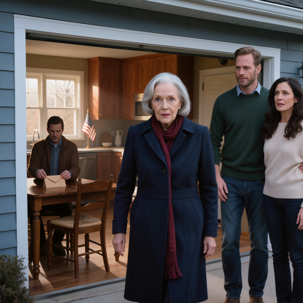 Mon fils m’a dit que je pouvais dormir sans problème dans le garage : « Reste-y juste un petit moment, maman. Juste un petit moment. Le garage offrira plus d’espace à tout le monde. » J’y ai passé deux nuits glaciales, en plein hiver en Pennsylvanie. La troisième nuit, je suis retournée dans la cuisine… une enveloppe à la main.