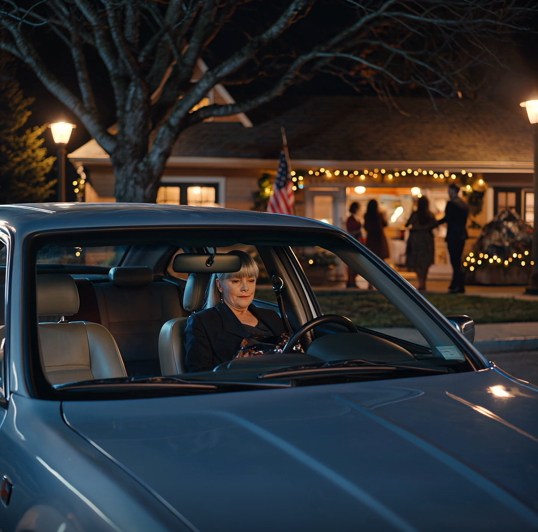 Mon fils m’a demandé de quitter sa fête de Noël plus tôt que prévu, alors que vingt-trois invités continuaient de rire à l’intérieur de la maison qu’il appelait la sienne… J’ai donc souri, pris mon manteau et je suis partie en voiture avec une chose que je n’avais jamais dite à voix haute