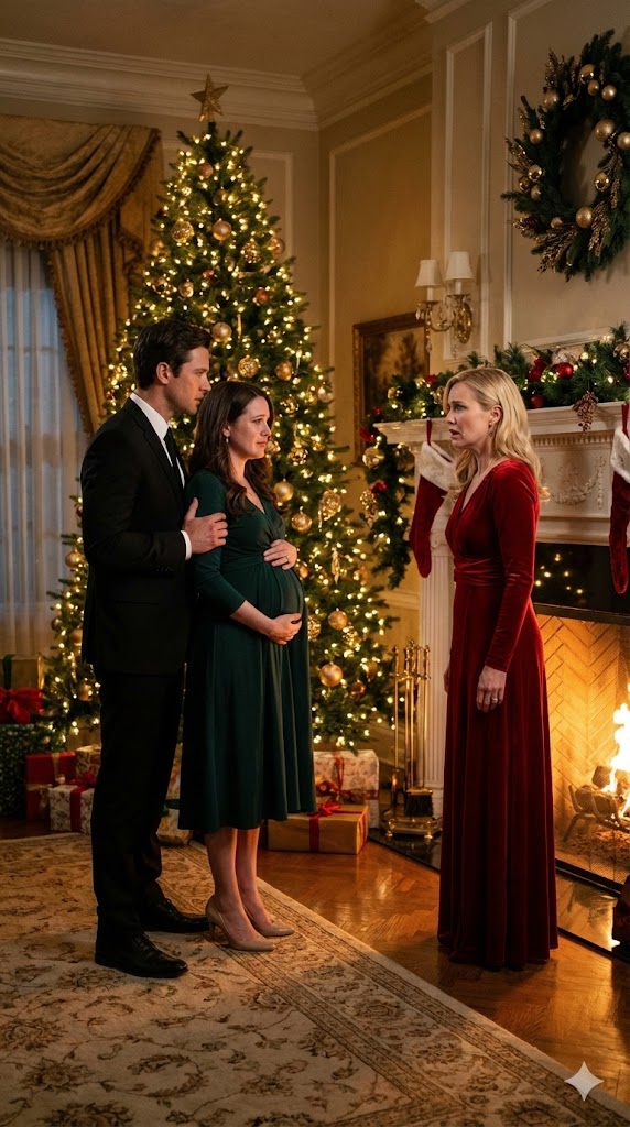 Le jour de Noël, mon mari est arrivé avec sa maîtresse enceinte et m’a raillée parce que je ne lui avais jamais donné d’enfant. J’ai ri… puis je lui ai tendu calmement un document. Dès qu’il a lu les résultats du test, il s’est figé, et j’ai simplement souri.