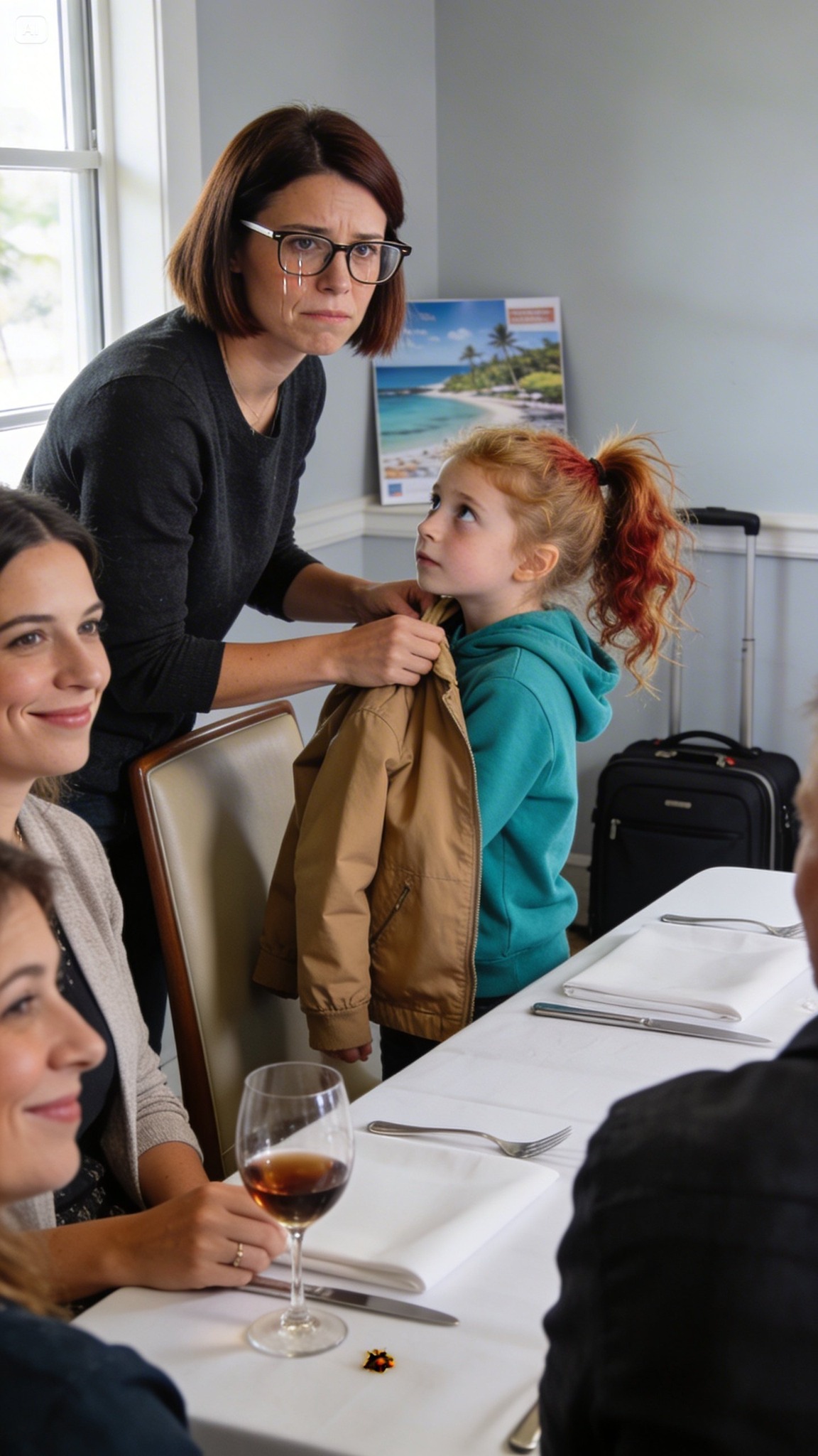 Ma fille a poussé un cri de joie : « J’ai trop hâte d’aller à la plage ! « Ma sœur a souri en coin : « Ma belle… ce voyage-là, c’est pour la vraie famille. Tout le monde a ri, jusqu’à ce que je ferme la veste de ma fille et que je sorte. Quatre jours plus tard : « Paiement refusé. Maman a téléphoné 17 fois. J’ai répondu par texto…