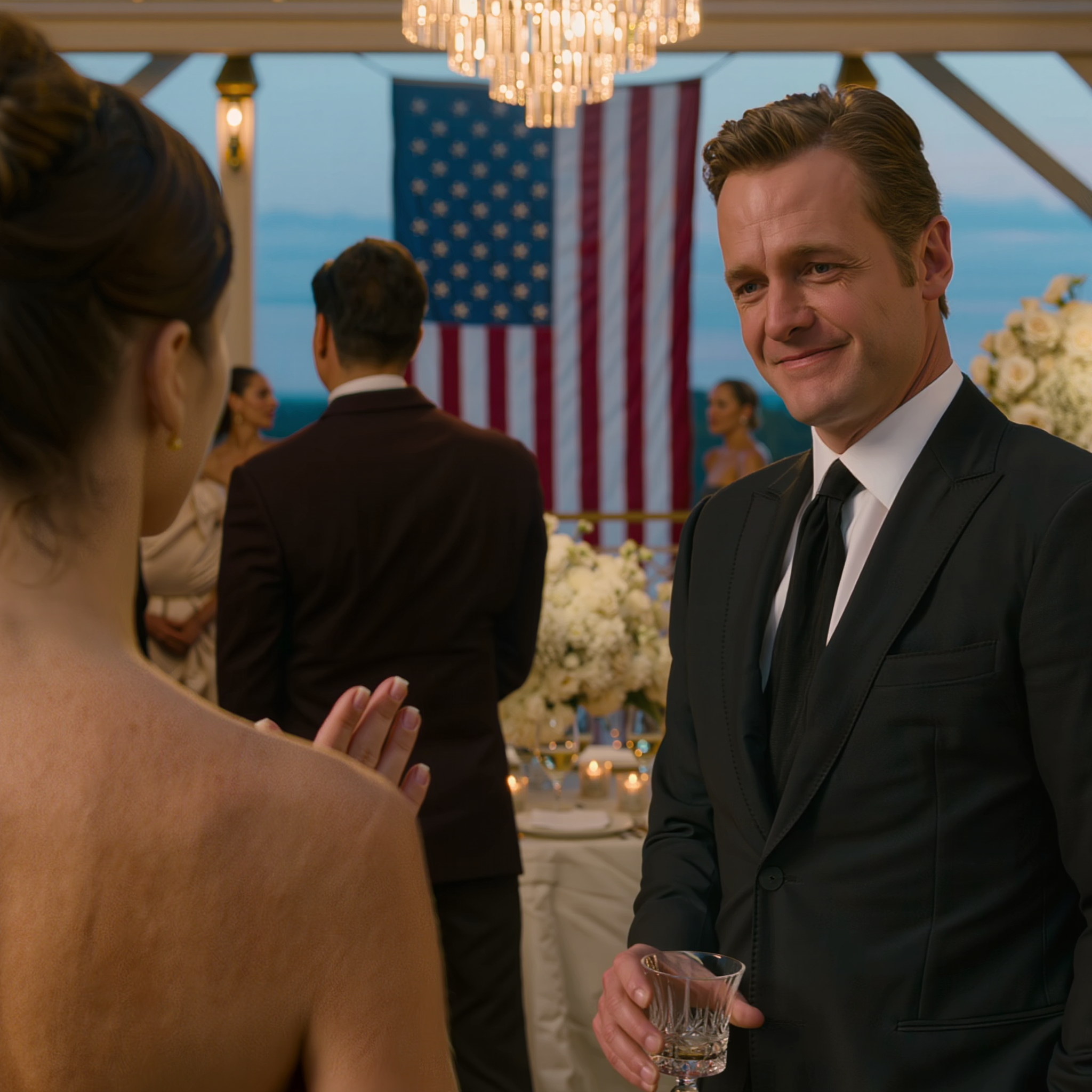 Lors de notre gala du cinquième anniversaire à Charleston, mon beau-père, debout au milieu de la salle de bal, leva son verre devant 200 invités et annonça que mon mari avait déjà signé les papiers du divorce. Mais lorsque je posai ma coupe de champagne, me levai et commençai à applaudir lentement en le regardant droit dans les yeux, quelques visages à la table d’honneur se décomposèrent soudainement, comme si quelqu’un avait choisi le pire moment ce soir-là pour faire cette annonce.