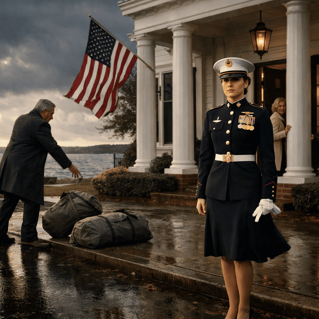 La capitaine de marine qu’ils avaient renvoyée après les funérailles de l’amiral pensait que le testament ne lui avait rien légué – jusqu’à ce qu’une voix glaciale, une porte qui claque et une instruction oubliée lui fassent comprendre que la maison qui l’avait élevée n’avait pas fini de mettre à l’épreuve qui était digne de ce nom, qui faisait semblant, et quel membre de la famille avait hérité du caractère plutôt que du réconfort, lorsque le deuil avait fait tomber les masques.
