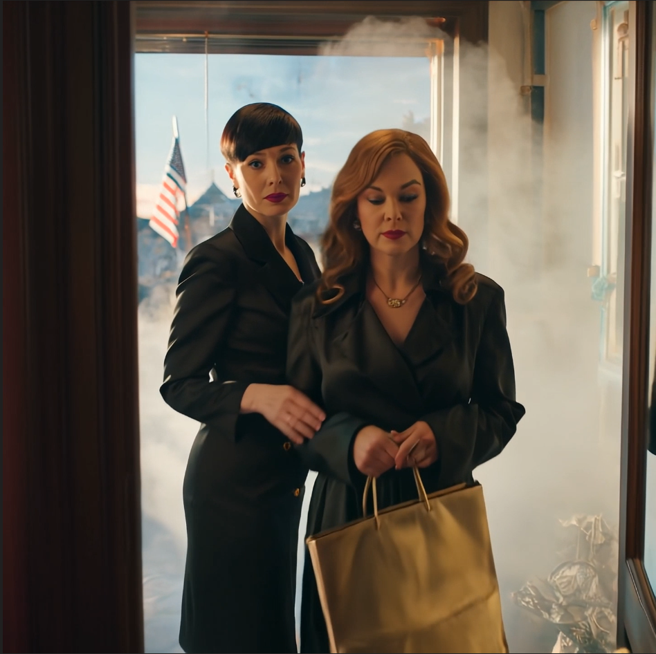 Je suis entrée dans une boutique de Greenwich pour récupérer ma robe de mère de la mariée, et la propriétaire a verrouillé la porte, éteint les lumières et murmuré : « Restez ici. Ne dites pas un mot. » Quelques minutes plus tard, j’ai entendu la voix de ma fille à travers le mur, et j’ai eu un frisson.