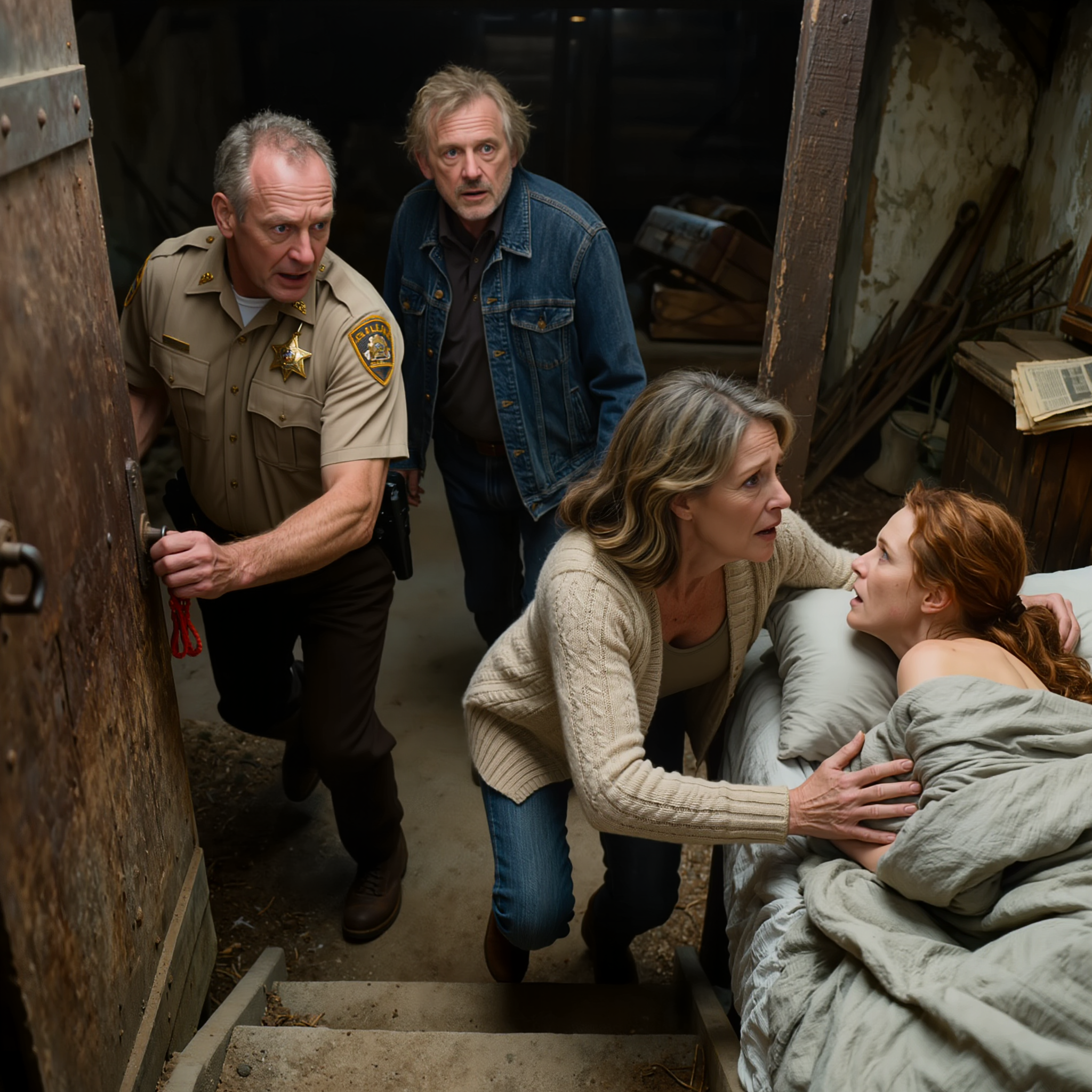 Mon gendre a oublié son téléphone chez moi. Puis un message de sa mère est apparu : « Viens tout de suite, Janet a encore essayé de s’enfuir ! » Janet était ma fille, et on m’avait dit qu’elle était décédée il y a cinq ans. Ce que nous avons découvert dans la cave de sa mère m’a glacé le sang.