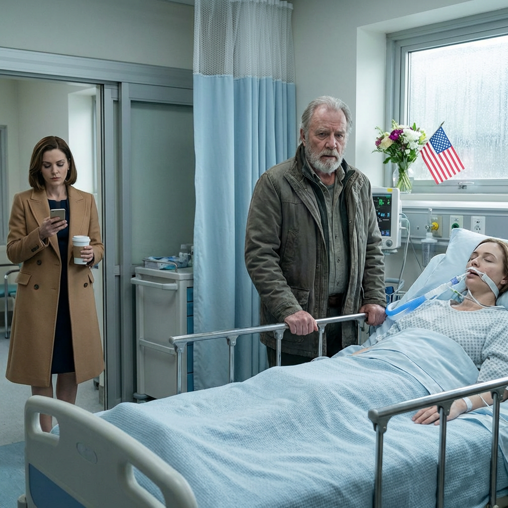 J’étais aux soins intensifs, à écouter le respirateur de ma femme, quand le médecin m’a discrètement annoncé qu’il leur fallait un acompte de 15 000 $. J’ai essayé de payer avec ma carte, mais elle a été refusée. N’ayant nulle part où aller, j’ai appelé ma fille et lui ai demandé de l’aide. Elle a à peine hésité avant de me dire : « Je suis occupée, papa. Ne t’en fais pas. » Alors je lui ai dit : « D’accord », et j’ai raccroché. Le lendemain matin, je me suis réveillé avec 42 appels manqués de sa part.