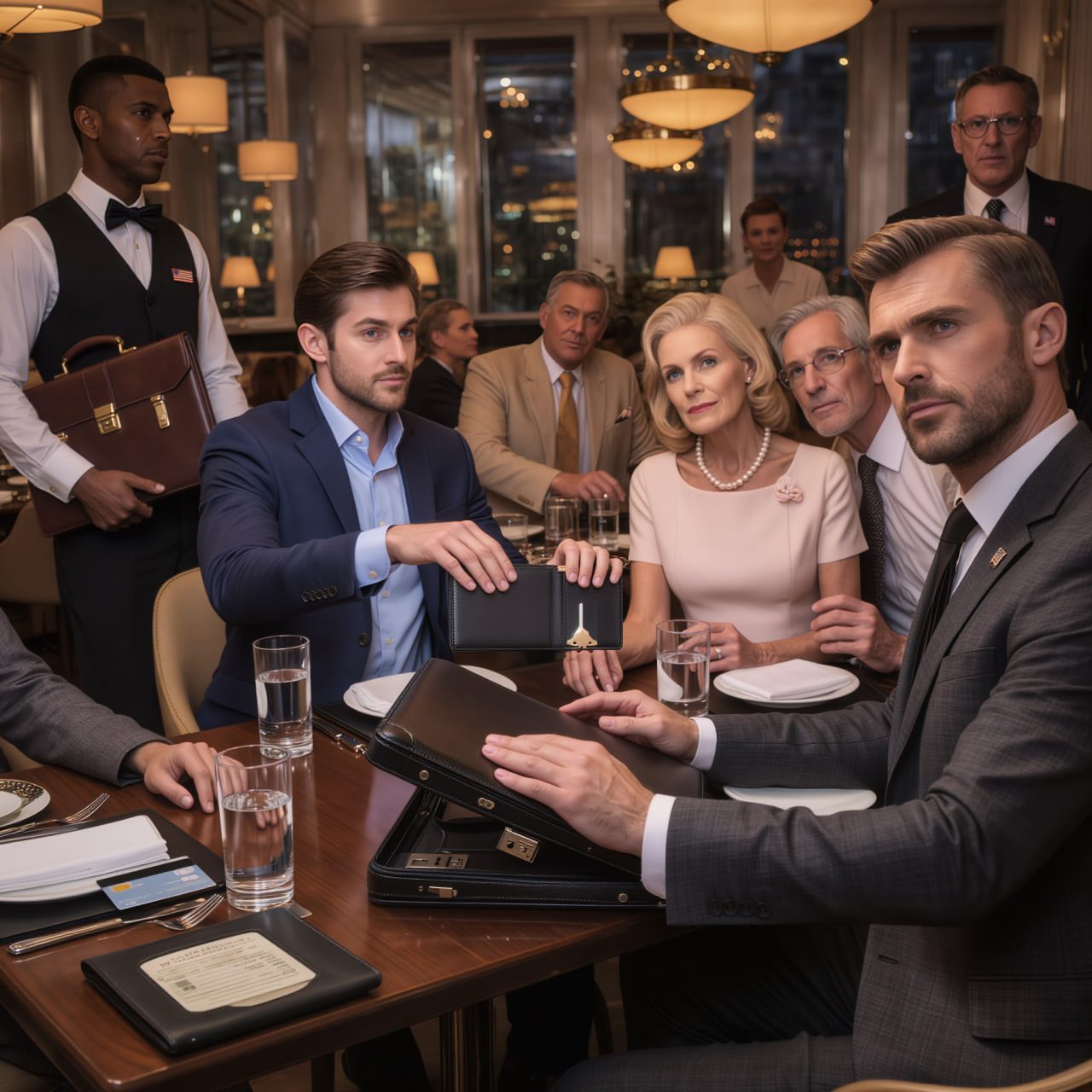 Au restaurant, mon frère a trinqué et a dit : « À toute la famille, sauf Liam. Il est adopté. » Tout le monde a ri. Puis le serveur a posé le dossier noir devant moi : 3 270 $ pour toute la table. Je l’ai repoussé et j’ai dit : « Mettez-le au nom de mon frère, c’est lui qui a fait la réservation. » Son sourire s’est effacé… et le gérant est arrivé.