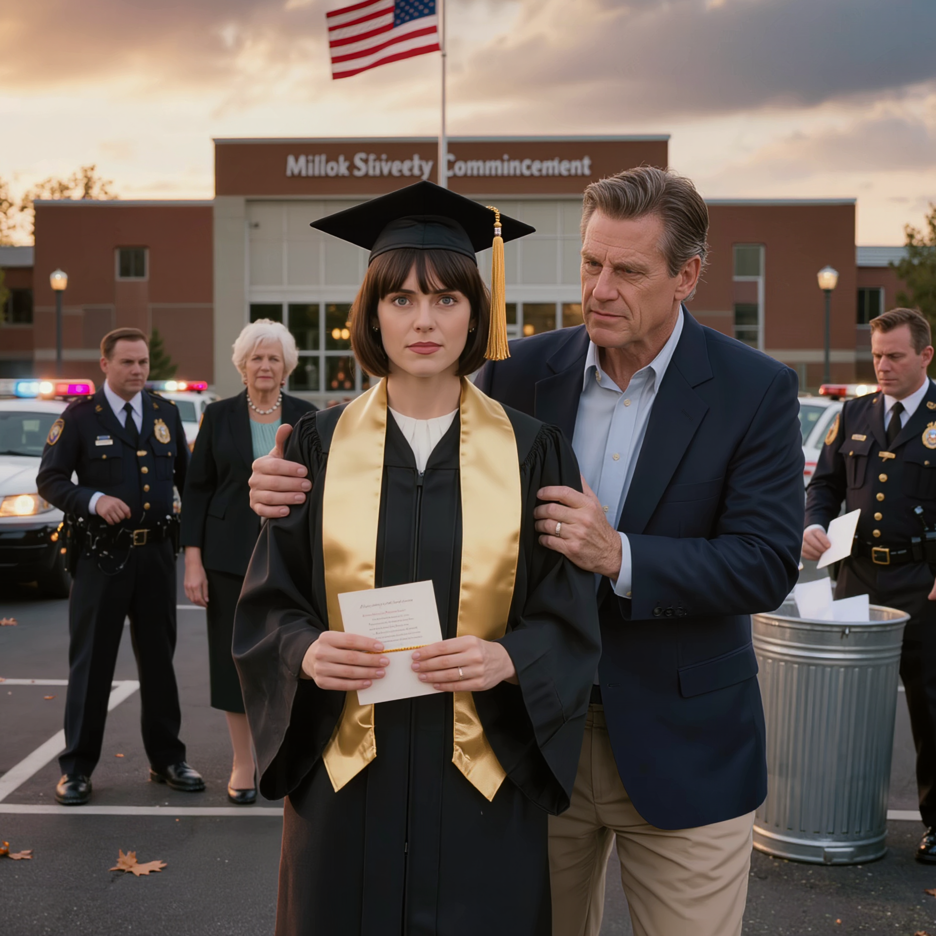 Lors de ma remise de diplôme, mon père s’est levé dans les gradins et a crié : « N’applaudissez pas ! C’est moi qui ai payé ce diplôme, pas elle ! » Deux mille personnes l’ont dévisagé. Mes mains tremblaient, mais j’ai souri, je suis retournée à l’estrade et j’ai prononcé sept mots. Le doyen s’est tourné vers mon père. Les agents de sécurité s’approchaient déjà de lui.