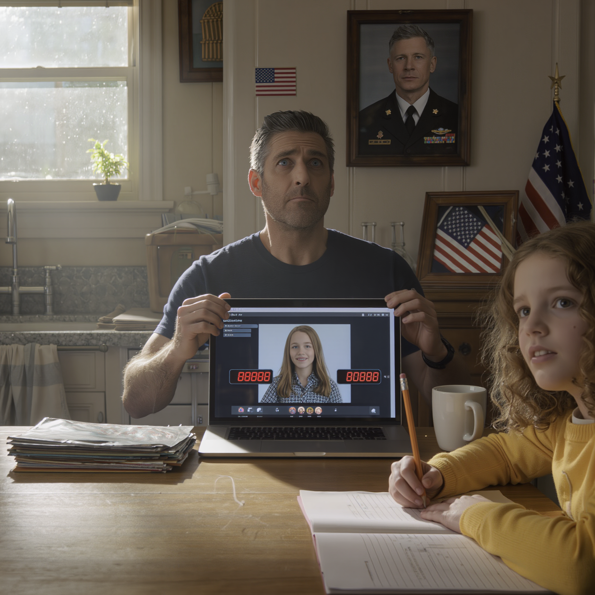 Ma belle-sœur a publié un lien vers une vente aux enchères qui disait « Enfant de militaire à vendre – Entraînée par un père Navy SEAL », et quand je l’ai ouvert, la petite fille qui me souriait était ma fille de huit ans, l’enchère actuelle était déjà de 2,4 millions de dollars, et le compte à rebours indiquait que l’acheteur viendrait la chercher dans moins de six heures.