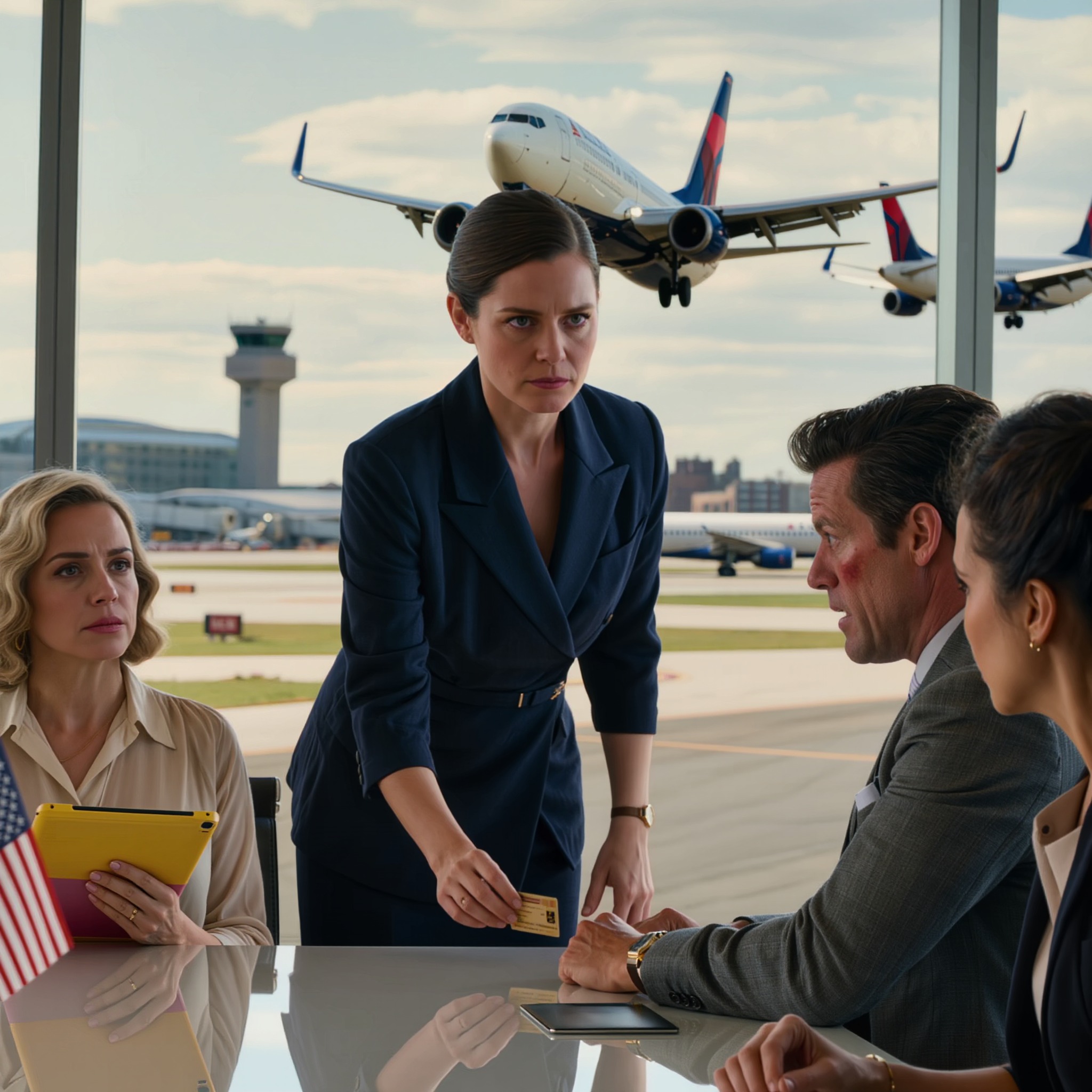 Après dix ans à assurer la survie de Morrison Aviation, j’ai été licencié par le fils du PDG, car sa petite amie, influenceuse, convoitait mon poste. J’ai glissé mon badge sur la table et j’ai dit : « Vous avez 30 minutes. » Le temps que j’arrive dans un restaurant pour déguster une tarte aux cerises, leurs écrans clignotaient en rouge et le fondateur m’appelait du centre de redressement, me suppliant de sauver ce que son fils avait dilapidé au jeu.