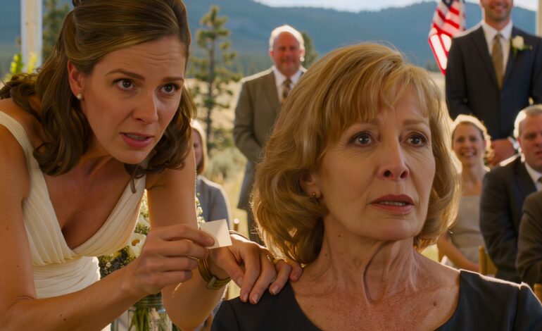 Lors de son mariage, ma fille m’a glissé un petit mot dans son bouquet qui disait : « Maman, aide-moi ».