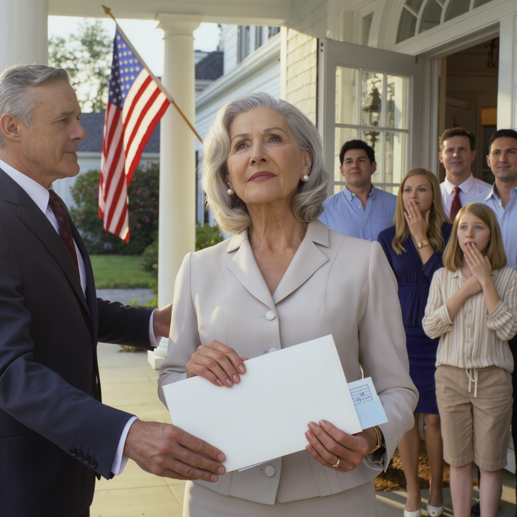 J’ai fait semblant d’être ruinée et j’ai supplié mes propres enfants de m’héberger, mais mes enfants aisés m’ont claqué la porte au nez comme si j’étais une étrangère. Seul mon plus jeune fils – un professeur sans le sou que tout le monde méprise – m’a accueillie sans hésiter, allant même jusqu’à murmurer à sa femme qu’il vendrait son alliance s’il le fallait pour me nourrir. Et le lendemain matin, quand mon avocat est arrivé et m’a remis un chèque de cent millions de dollars…