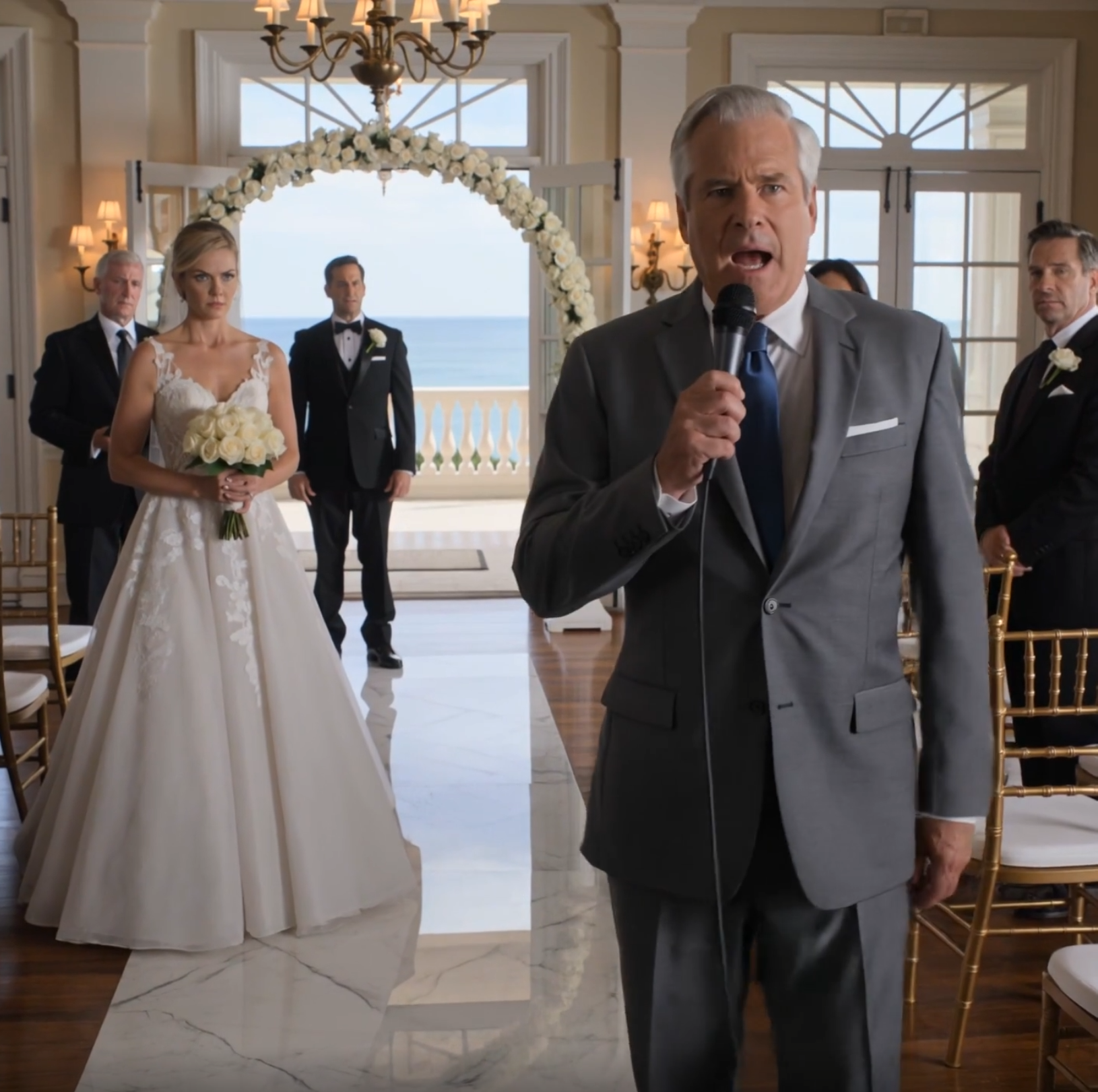 Ma fille a vidé mon compte en banque et vendu ma maison pour son mariage. Ce matin-là, j’ai vérifié mon solde et je l’ai trouvé à sec. Puis ma fille m’a appelé et m’a dit : « Papa, mon mariage est demain. J’ai pris l’argent et j’ai vendu la maison. Bonne chance ! » Je n’ai pas discuté. J’ai raccroché, passé un coup de fil, et le jour du mariage, elle n’avait toujours aucune idée de ce qui se tramait.