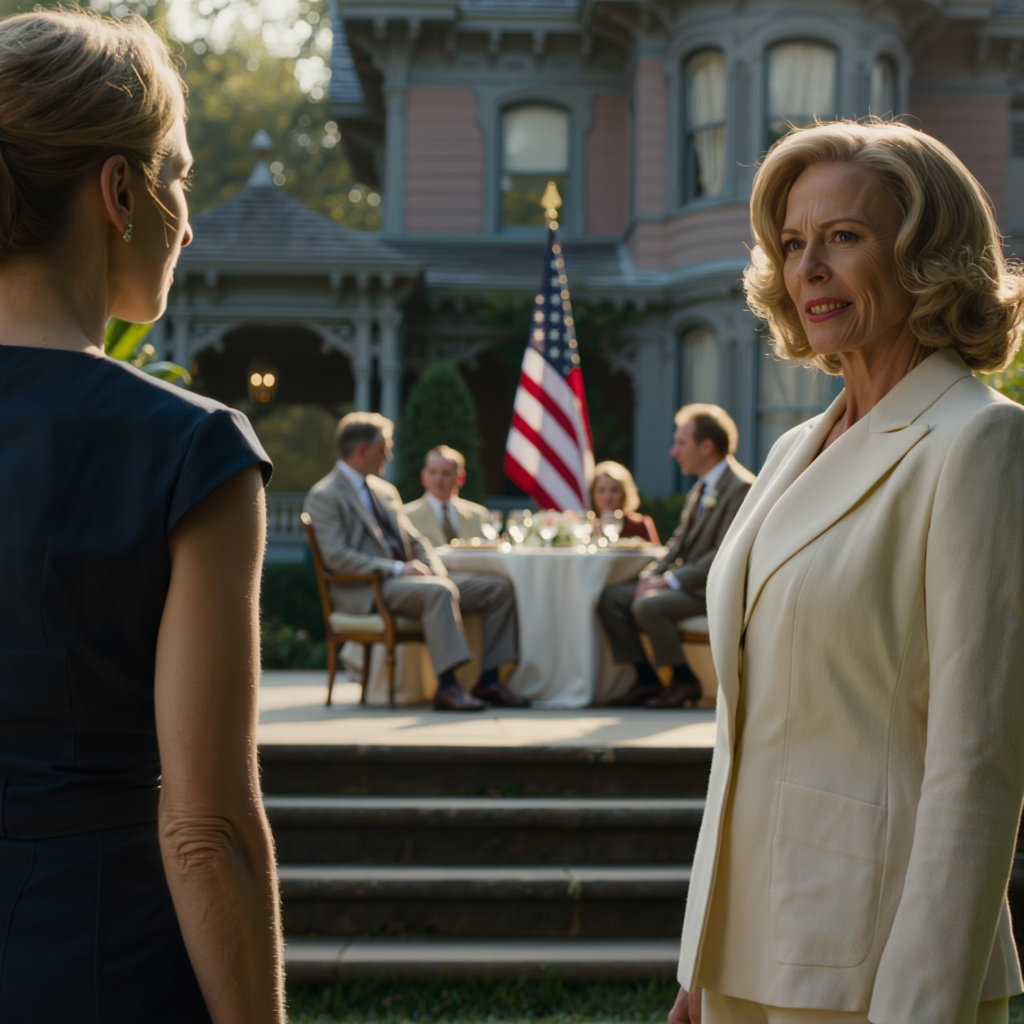 Lors de la fête où l’on annonçait que les deux maisons reviendraient à Vanessa, ma belle-mère m’a dévisagée avec mépris : « Martha, tu n’es qu’une employée de maison en talons hauts. » Je n’ai pas protesté. Je suis restée silencieuse, gardant un secret dans la bibliothèque. Lorsque l’avocate est arrivée sous les applaudissements, je l’ai regardée et n’ai prononcé qu’une seule phrase.