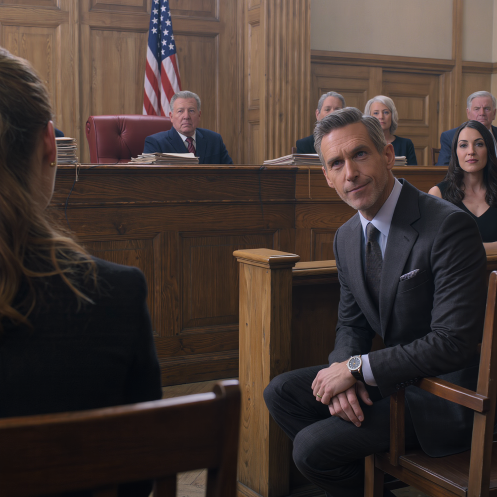 Ma sœur Olivia entra au tribunal, drapée d’un deuil noir coûteux. Son avocat fit glisser la requête d’urgence : « Nous exigeons le contrôle immédiat des liquidités. » Mes parents acquiescèrent, comme s’ils auditionnaient pour une tragédie. Le juge me regarda : « Vous y opposez-vous ? » Je consultai ma montre et répondis simplement : « Pas encore. J’attends le gardien. »