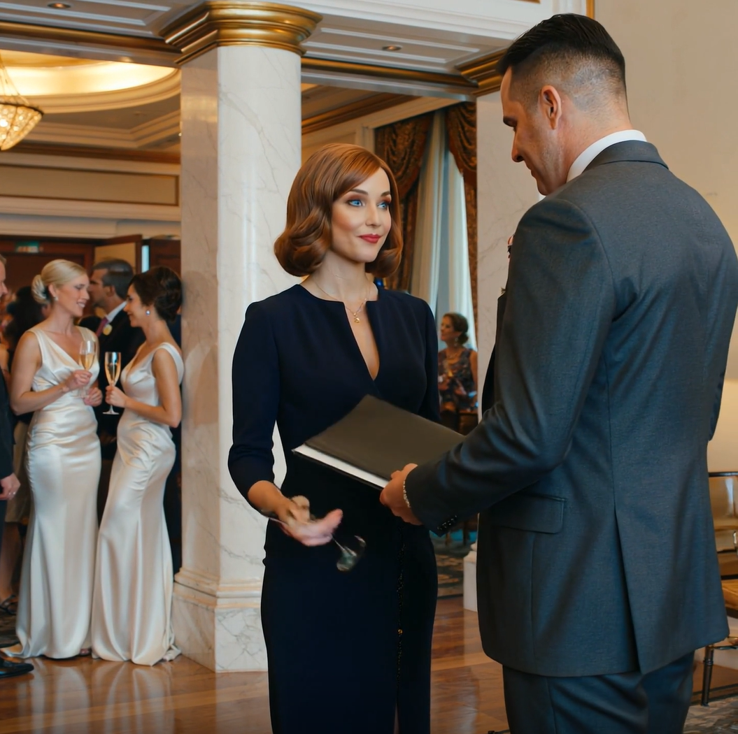 Je suis arrivée à la fête de fiançailles de mon frère. La mariée a murmuré avec un rictus : « Voilà la campagnarde puante ! » Elle ignorait que j’étais propriétaire de l’hôtel — et que la famille de la mariée allait bientôt l’apprendre à ses dépens.