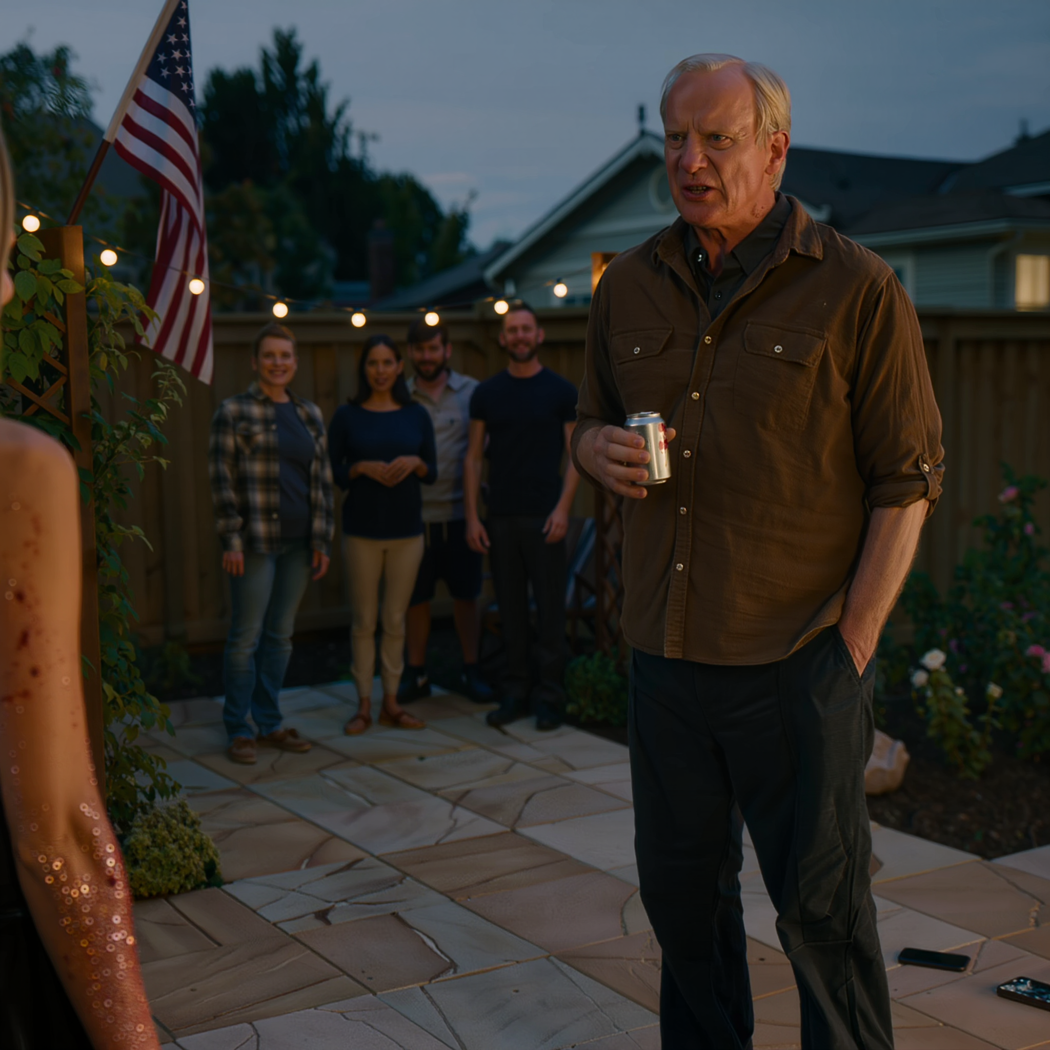 Ma sœur a déversé un seau entier de peinture rouge pailletée sur la robe blanche de ma fille de 8 ans, en plein milieu de la fête des 60 ans de mon père, dans notre jardin de banlieue, et elle a diffusé la scène en direct pour plaisanter. J’ai arraché son iPhone des mains pour protéger ma fille, et mon père a hurlé : « Excuse-toi ! Tu as choqué tout le monde ! » Le soir même, la vidéo, détournée, a fait le tour de Facebook. Quelques jours plus tard, je leur ai réservé une fin qu’ils n’avaient pas vue venir.