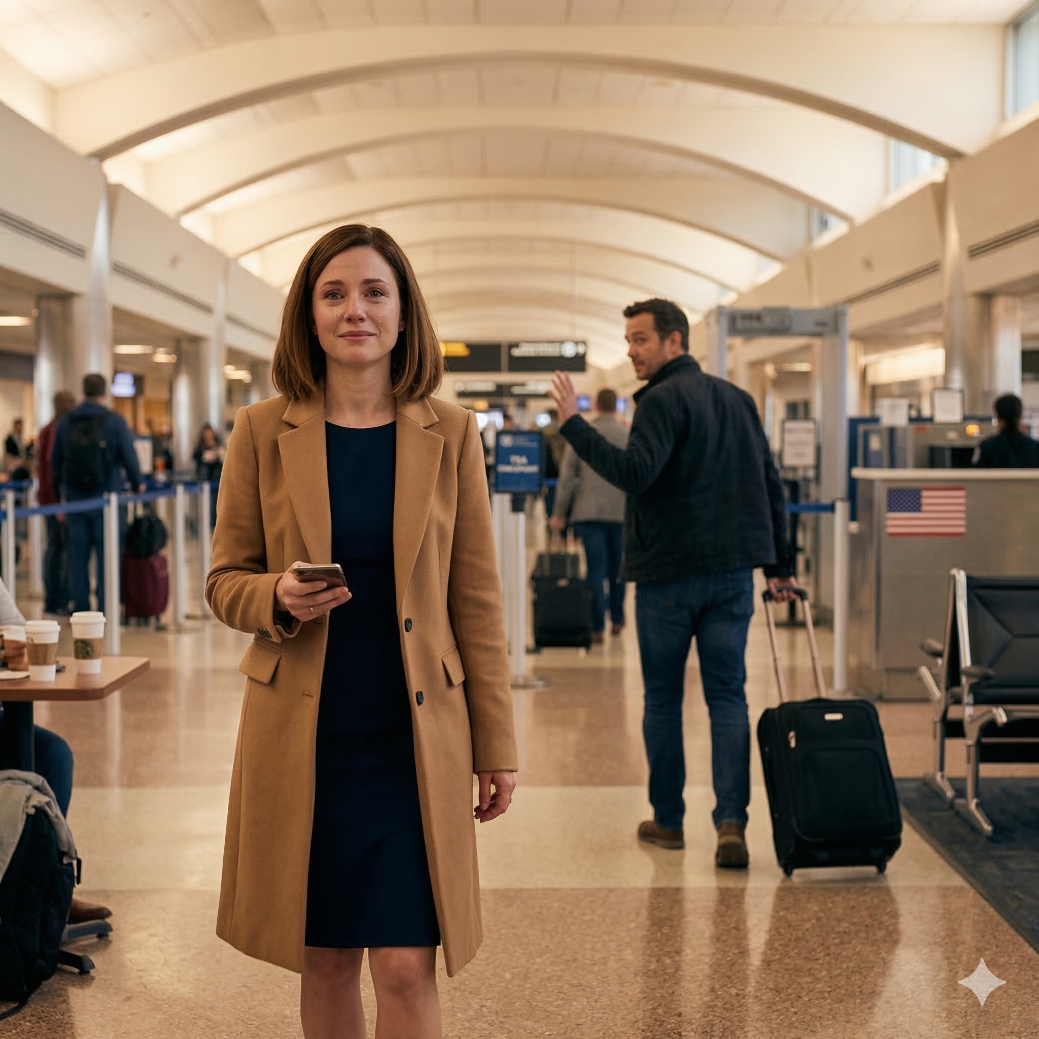 J’ai pleuré en conduisant mon mari à l’aéroport. De l’extérieur, cela devait ressembler à ces adieux que des inconnus retiennent toute la journée.