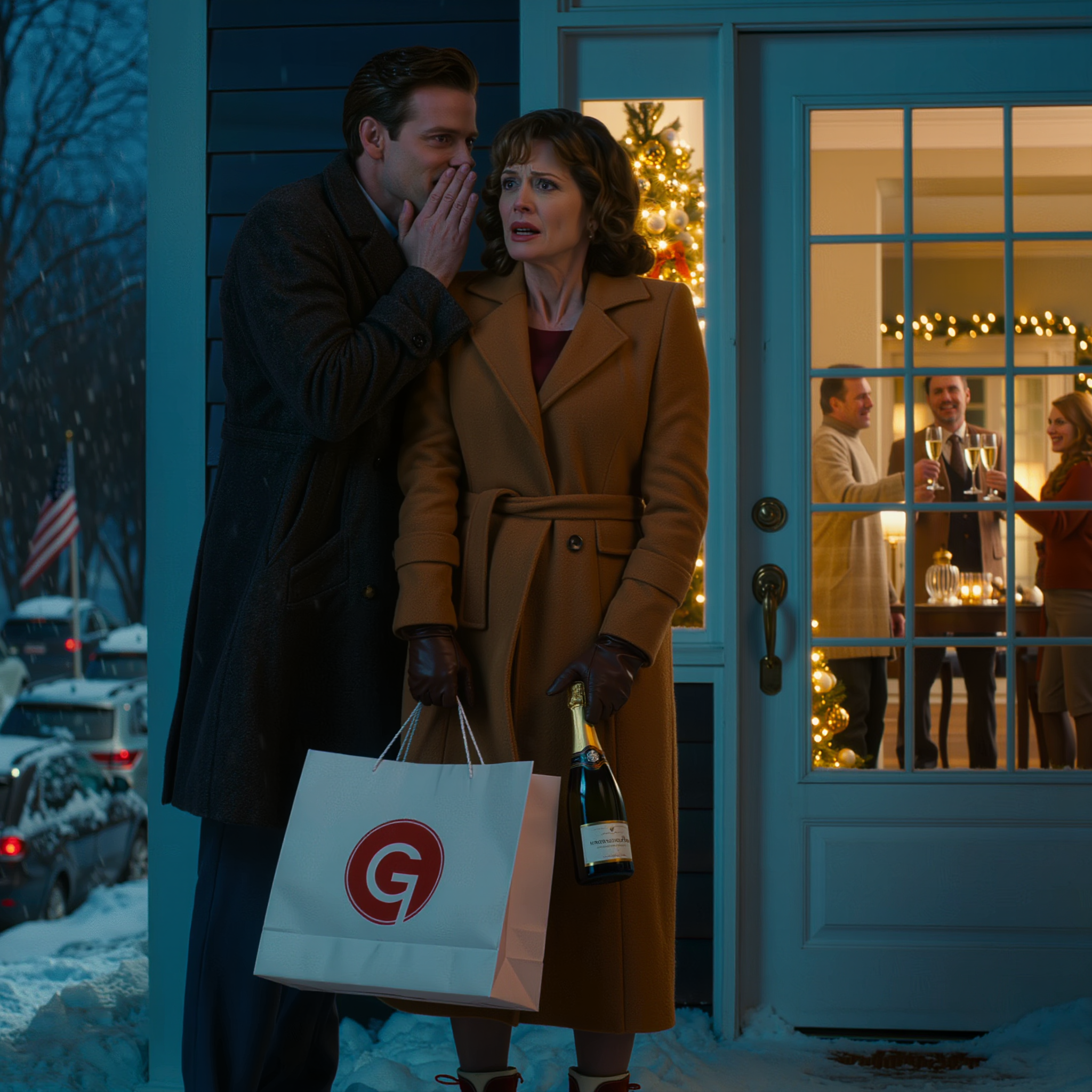 Ma mère m’a envoyé un texto : « La fête de Noël est annulée, ne viens pas, mon amour », mais lorsque je suis arrivée en voiture à la maison de mon enfance à Ann Arbor et que je me suis tenue devant la porte entrouverte, j’ai entendu mes parents et ma sœur lever leurs coupes de champagne en riant : « Noël n’est vraiment réussi que sans Sophia ici », et juste au moment où j’allais faire irruption, mon mari m’a retenue et m’a chuchoté à l’oreille : « Reste calme… le vrai spectacle n’a même pas encore commencé. »