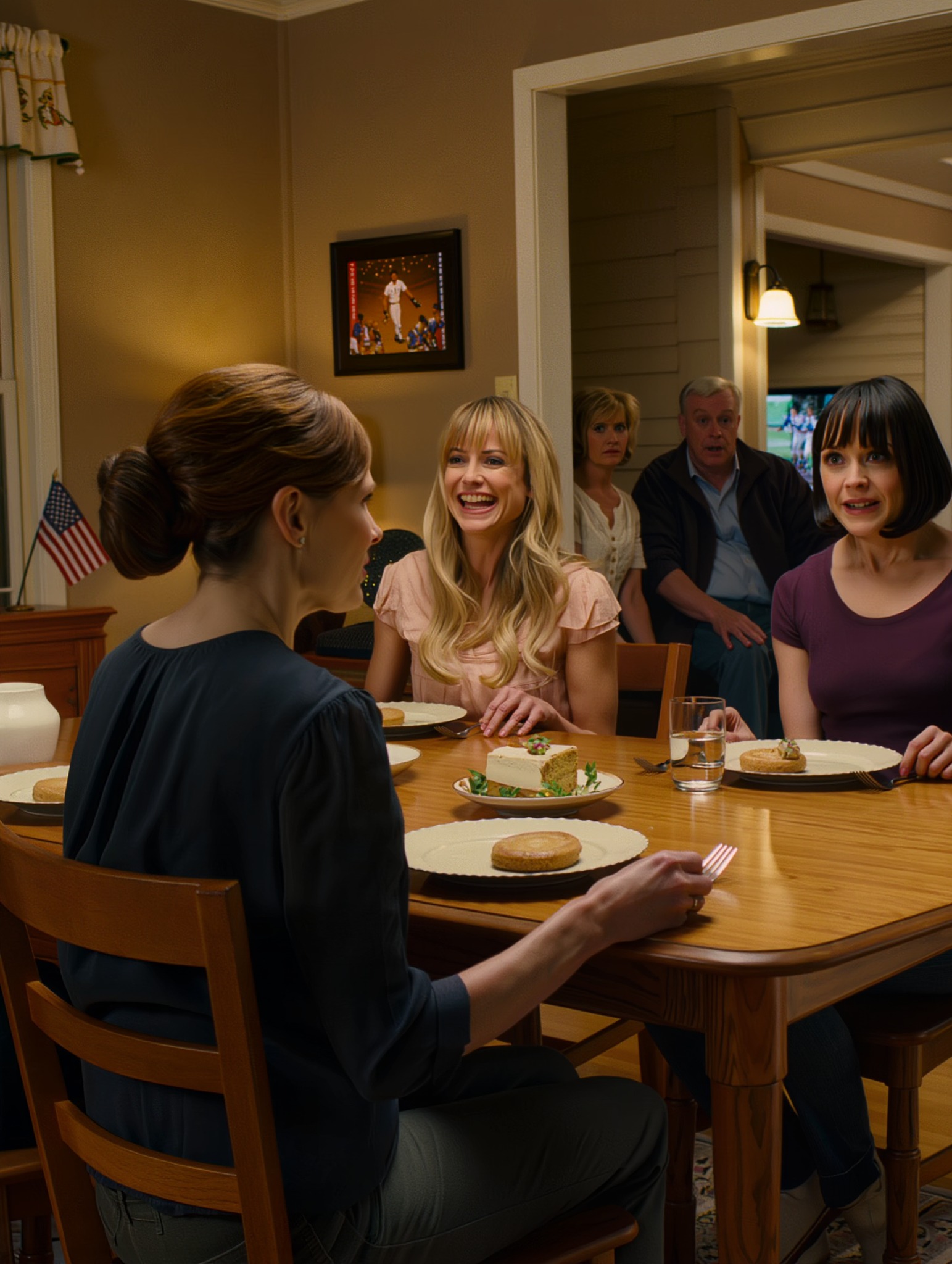 My sister laughed over dessert and said, “I wish you were never born,” and my parents laughed like it was nothing. I didn’t argue. I just set my fork down, looked her in the eye, and answered with one calm line that made the whole table go quiet. That was the night I stopped being the “easy” daughter—and started disappearing in a way they couldn’t undo.