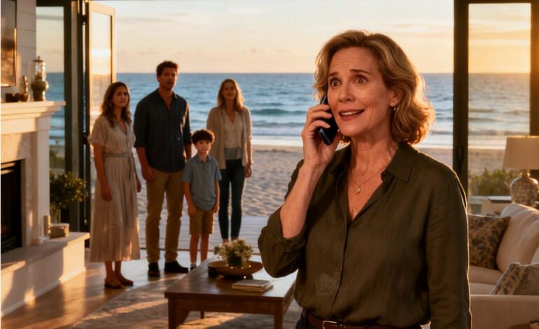 J’ai acheté une maison de plage pour profiter de ma retraite, mais mon fils est arrivé en groupe. Alors je leur ai fait une surprise…