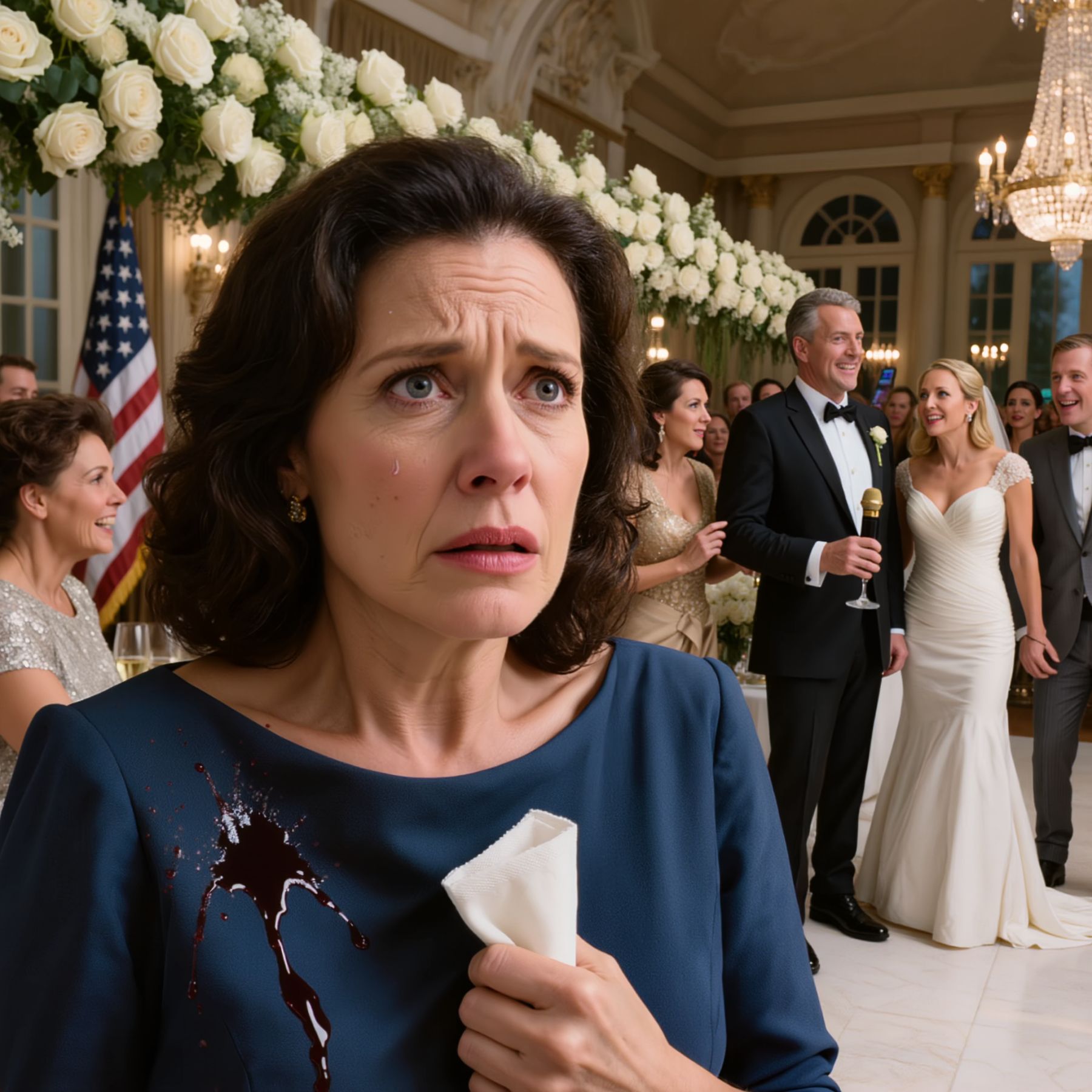 J’ai élevé ma fille seule. À son mariage, son beau-père m’a humiliée devant 300 invités jusqu’à ce que je me lève et lui dise : « Savez-vous seulement qui je suis ? » Son visage est devenu livide…