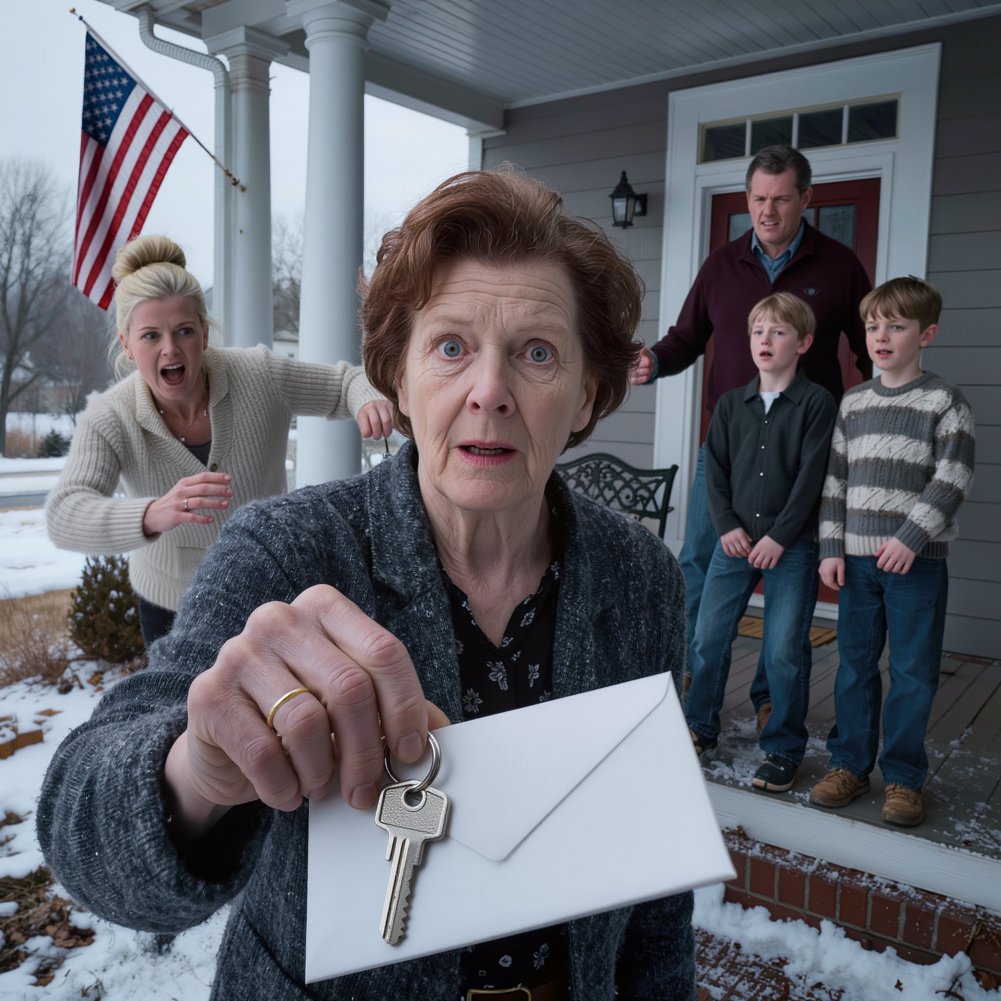 Ma fille a annulé mon invitation de Noël et m’a dit : « Maman, tu n’as rien à faire à cette fête. Ne viens pas. Tu es un fardeau. » Je suis restée là, sous le choc, les yeux rivés sur mon téléphone. J’ai alors annulé tous ses paiements et son contrat de location de voiture. Vingt minutes plus tard, quand l’huissier est arrivé, elle s’est mise à hurler.