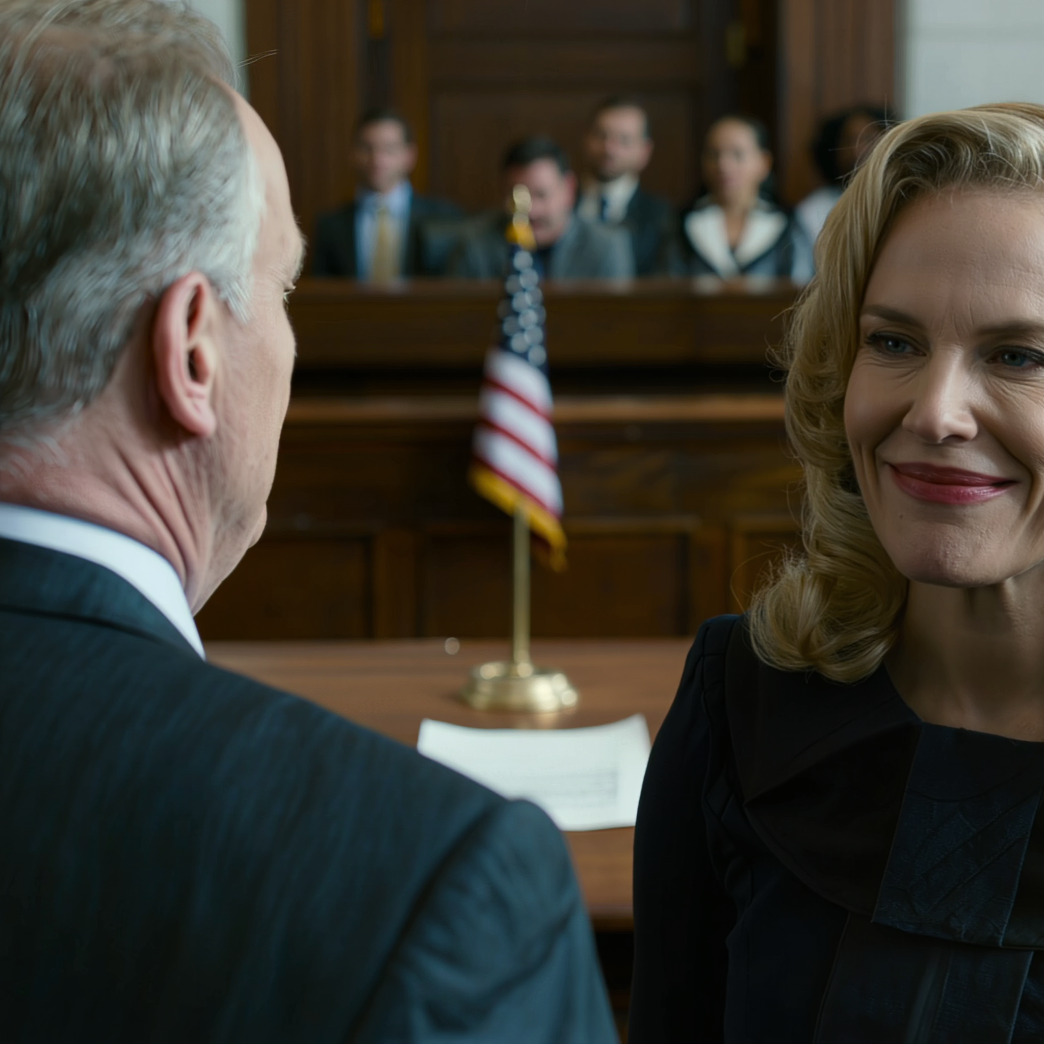 Après quinze ans de mariage, ma femme a demandé le divorce. Elle a réclamé la maison, les voitures, les économies, et a tenté de me contraindre à verser 4 200 dollars par mois de pension alimentaire pour nos trois enfants, jusqu’à ce que le plus jeune soit majeur. Je n’ai pas protesté une seule fois, je l’ai laissée sourire aux côtés de son avocat dans ce tribunal californien, et au moment où je m’apprêtais à prendre mon stylo, j’ai sorti une enveloppe qui a plongé la salle dans un silence de mort. Pendant les huit mois précédents, quiconque passait dans le couloir du tribunal pensait qu’il s’agissait simplement de la fin, banale, d’un mariage mort-né. Ma femme était impeccable, sereine, assise à côté d’un avocat si parfait qu’il en était glacial. Mon mari a à peine réagi, n’a pas protesté, ne s’est pas mis en colère, n’a rien fait qui puisse laisser penser qu’il essayait encore de sauver la vie qu’il avait mise quinze ans à construire. Sur la table, des chiffres à faire pâlir quiconque avait déjà travaillé de nuit, remboursé une maison en banlieue, mis de l’argent de côté pour les enfants, et cru en cette vieille chose qu’on appelle la famille. La maison. Deux voitures. Les économies. La garde des trois enfants. Et ce montant de pension alimentaire mensuelle, imprimé avec une précision si froide qu’on aurait dit que la jeunesse, la confiance et les années de labeur d’un homme pouvaient se résumer en quelques pages au tribunal des affaires familiales. Le plus étrange, c’était qu’il continuait d’acquiescer. À Bakersfield, les hommes comme lui ne lâchent pas prise facilement. Ils connaissent les pick-ups, les longues journées de travail, les dîners tardifs, les week-ends organisés autour de leurs enfants et cette vieille croyance que s’ils tiennent encore un peu, la maison restera la maison. Et pourtant, il a laissé tout cela se dérouler si facilement que même l’avocat de la partie adverse semblait penser que la dernière étape était simple : lui tendre un stylo, lui indiquer la ligne de signature et attendre qu’il baisse la tête et aille sur le parking. Mais certains silences ne sont pas des redditions. Certains hommes ne disent rien parce qu’ils attendent le moment précis où chaque sourire triomphant deviendra inutile. Trois jours avant la signature finale, cet homme était assis seul dans un restaurant près de la sortie d’autoroute, laissant son café refroidir et ses œufs intacts, fixant du regard ce qu’on venait de lui livrer. Personne dans ce restaurant n’aurait imaginé qu’une vie puisse basculer en quelques minutes. Pas de cris. Pas de coups sur la table. Juste cette sensation glaciale qui vous prend à la gorge quand vous réalisez que, pendant des années, ce que vous avez protégé n’était peut-être pas ce que vous croyiez. Durant les huit mois précédents, il avait opté pour la stratégie la plus étrange : accepter presque toutes les conditions et laisser l’autre partie croire que c’était terminé. Tandis que tous voyaient un mari vaincu, il repassait en silence les détails que personne n’avait vraiment examinés : les nuits blanches, les zones d’ombre, les choses qui s’assombrissaient à mesure qu’il y réfléchissait. Il n’avait pas besoin de bruit. Il avait besoin de certitude. Et lorsque cette certitude tint enfin dans une simple enveloppe brune, le divorce, qui semblait réglé, cessa d’être une simple formalité. Au moment précis où le tribunal crut que c’était fini, il se leva. Une simple demande de parole. Un bras tendu, une enveloppe si fine qu’elle paraissait inoffensive. Mais à partir de cet instant, le sourire de la femme en face de lui commença à s’estomper. L’avocat à ses côtés cessa d’insister. Même le juge ne considérait plus cela comme une simple formalité. Et le contenu de cette enveloppe n’était manifestement pas là pour négocier, ni pour gagner du temps, mais pour faire basculer toute l’histoire juste avant le dénouement. Que contenait cette enveloppe ? Pourquoi un homme resté silencieux pendant des mois a-t-il choisi la toute dernière seconde pour agir ? Qu’est-ce qui a plongé la salle dans un silence soudain ? C’est à ce moment précis que tous les masques tombent. (Plus de détails dans le premier commentaire.)