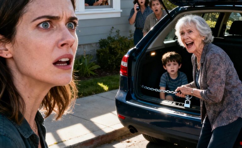 Ma mère a battu mon fils et l’a enfermé dans le coffre de sa voiture. « Tu resteras hors de vue », a-t-elle dit.