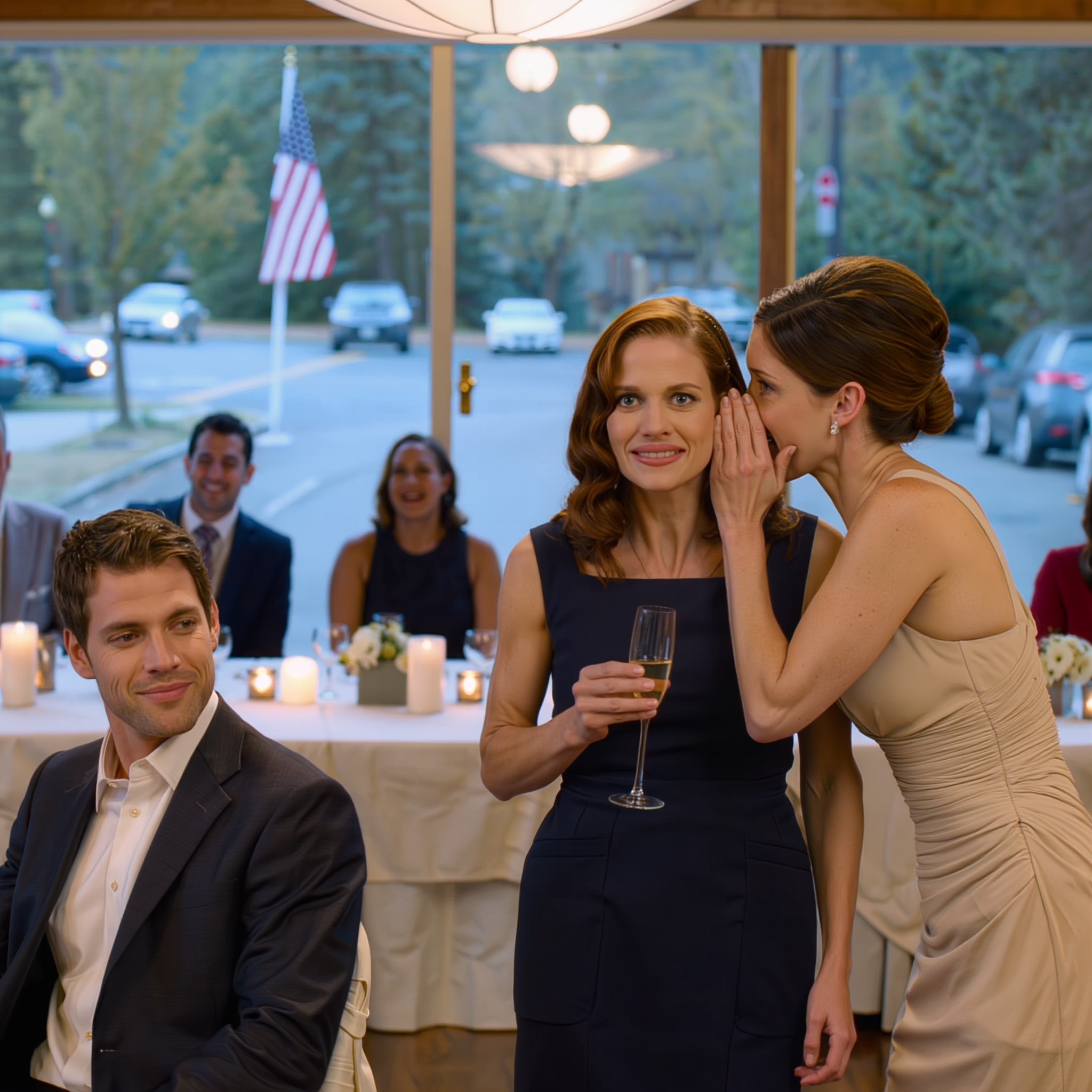 Lors du dîner de répétition de mariage de ma sœur, elle s’est éclipsée et a chuchoté : « Hé, vérifie la confiance… »