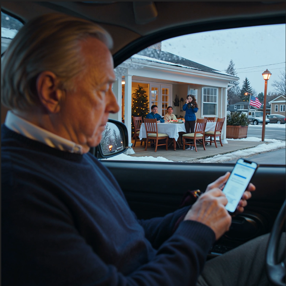 Je suis arrivée au dîner de Noël de mon fils et je n’ai trouvé aucune place pour moi. Il a ri et a dit : « Oups, on s’est trompé dans le compte, les places sont réservées à la famille. » L’assemblée a ri tandis que je sortais. Quelques instants plus tard, un geste discret a figé la table, son sourire s’est effacé, et trente minutes plus tard…