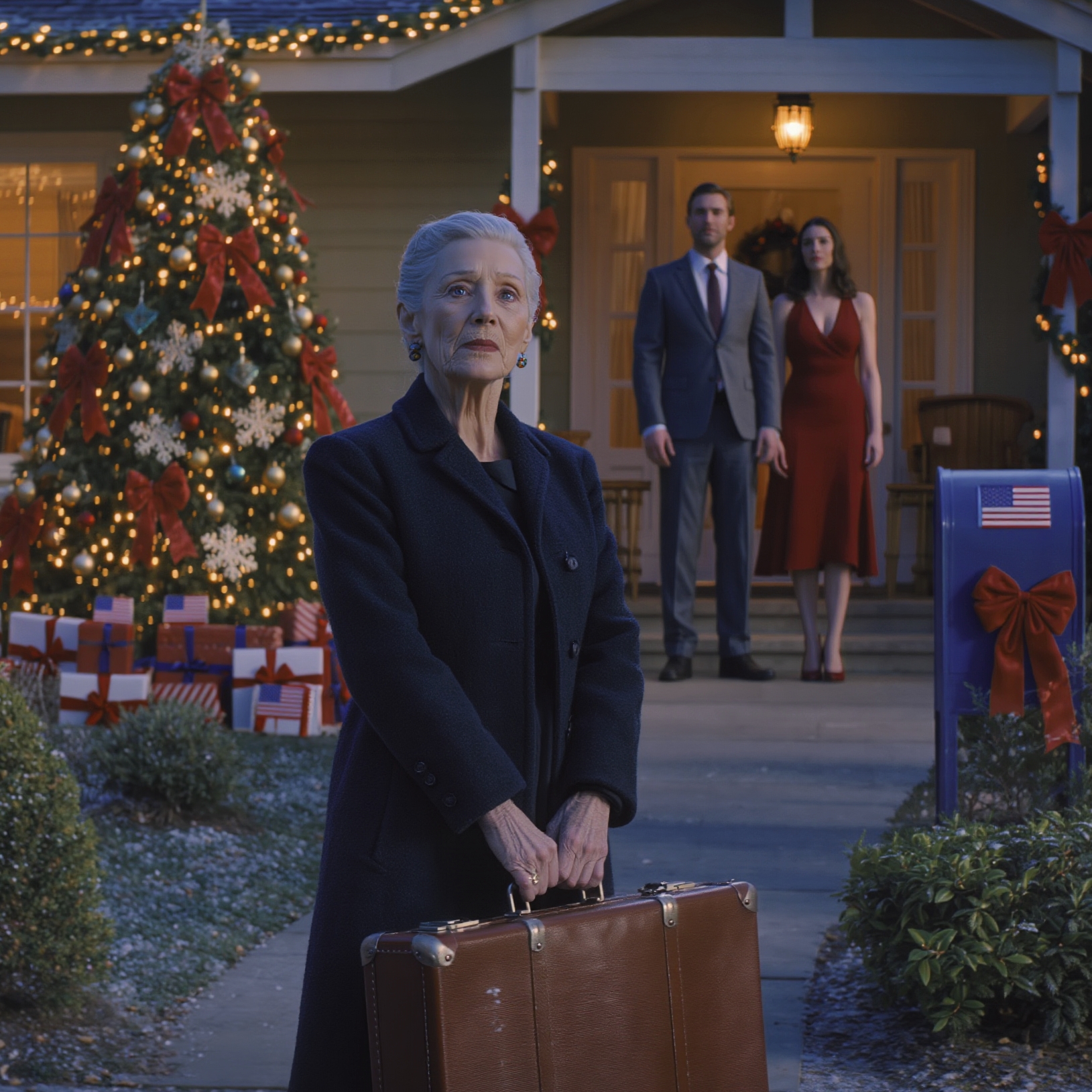 Mon Mon fils m’a appelée et m’a dit : « On se voit à Noël, maman, j’ai déjà réservé notre place », mais quand j’ai traîné ma valise à travers la moitié du pays jusqu’à sa porte, tout ce que j’ai entendu, c’est : « Ma femme ne veut pas d’un inconnu à dîner », et la porte s’est refermée brusquement devant moi — et pourtant, trois jours plus tard, c’étaient eux qui m’appelaient sans cesse.