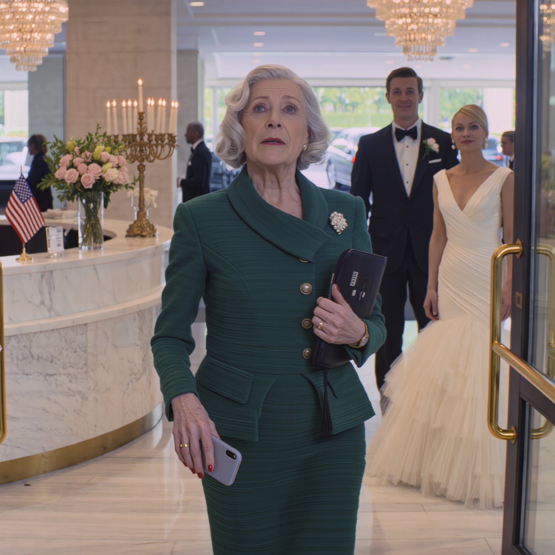 Mon Mon fils et ma belle-fille ont rayé mon nom de leur liste d’invités. Ce jour-là, malgré tout, je me suis mise sur mon trente-et-un, je me suis présentée à la réception et j’ai donné mon nom. L’employé a parcouru la liste, perplexe, puis a levé les yeux et a dit : « Votre nom n’y est pas. » Je suis allée chercher mon fils ; il a levé les yeux au ciel d’un air glacial et m’a dit : « Tu croyais vraiment être invitée, maman ? » J’ai esquissé un sourire et répondu : « Je comprends. » Je me suis retournée et je suis partie, mais au beau milieu de la cérémonie, son téléphone s’est mis à sonner sans arrêt, et tous les regards se sont tournés vers lui.