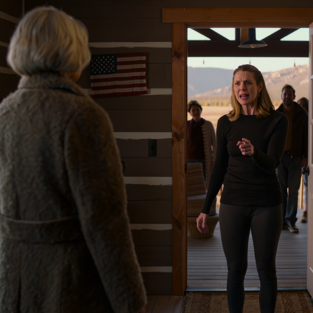 Je suis allée me reposer dans ma maison de montagne au Montana, et j’y ai trouvé ma belle-fille, ses parents et ses cousins. Elle a crié : « Partez ! » Je me suis simplement assise et j’ai regardé son monde s’écrouler.