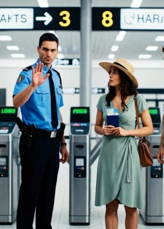 Mon mari a secrètement pris ma carte bancaire pour partir en vacances avec sa compagne, mais à leur arrivée à l’aéroport, l’agent d’immigration a prononcé une phrase froide qui les a tous les deux figés…