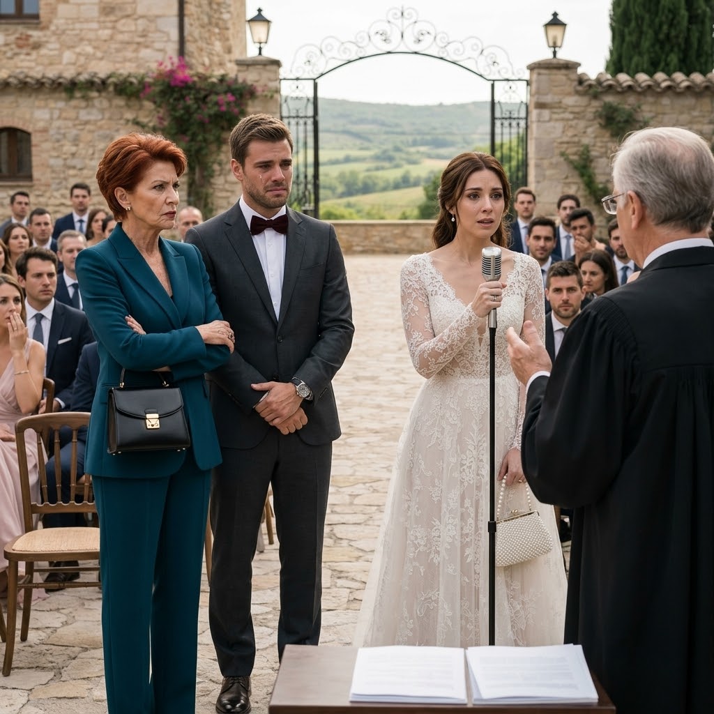 Ma belle-mère m’a humiliée à mon propre mariage en pensant que j’étais silencieuse et obéissante. Mais au lieu de prononcer des vœux, j’ai révélé un secret qui a provoqué un silence assourdissant dans la salle.