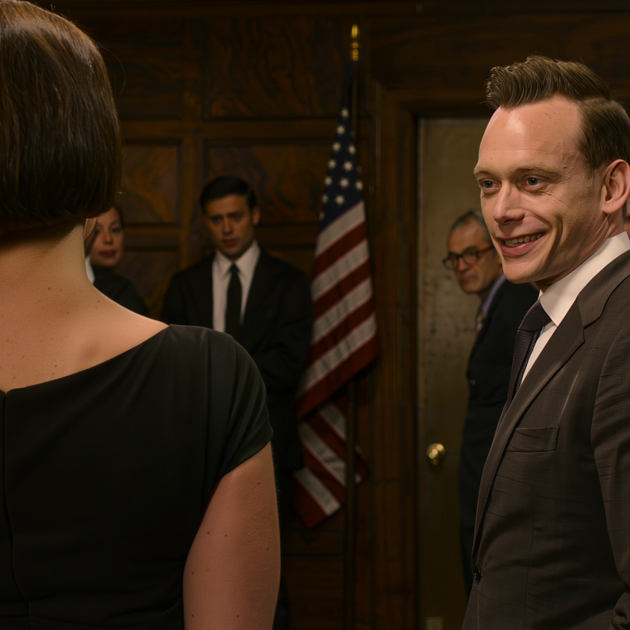 Mon frère m’a dit que je pouvais venir dîner chez la famille de sa fiancée, mais de ne pas dire que j’étais sa sœur car son père était juge fédéral. Toute ma famille m’avait même placée à la table la plus éloignée, jusqu’à ce qu’il passe et s’arrête brusquement devant moi.