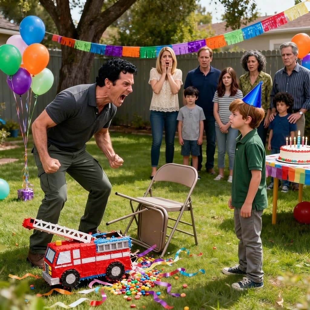 During my nephew’s birthday party, my brother-in-law erupted in anger over a simple lawn chair. Everyone thought it was due to stress. We were mistaken. Later that evening, the cops found his car deserted. When they had my sister open the trunk, we were horrified to see a forged death certificate in her name and a $250,000 life insurance policy. It became clear: he wasn’t fleeing—he had been planning to kill….