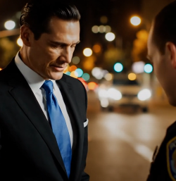 Svart säkerhetsvakt betalar parkeringsavgiften för en gammal man, utan att veta att han är miljardär