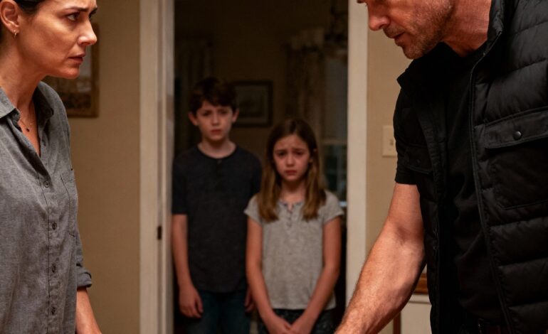 “Here’s five dollars. I hope that’s enough,” my husband murmured before leaving me and our kids for his new love. He believed he’d outsmarted everyone—selling our home in secret and fleeing abroad. But his freedom ended at the airport, when an officer stopped him at passport control. What followed came from the person he never expected to betray him…..