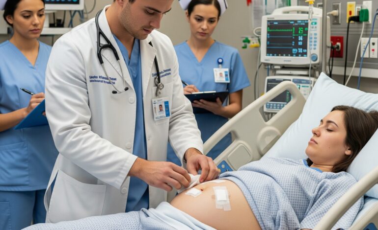 During a routine bandage change for a young woman who had been comatose for three months, Dr. Daniel froze — her stomach was visibly growing. What followed would leave the entire hospital in tears.