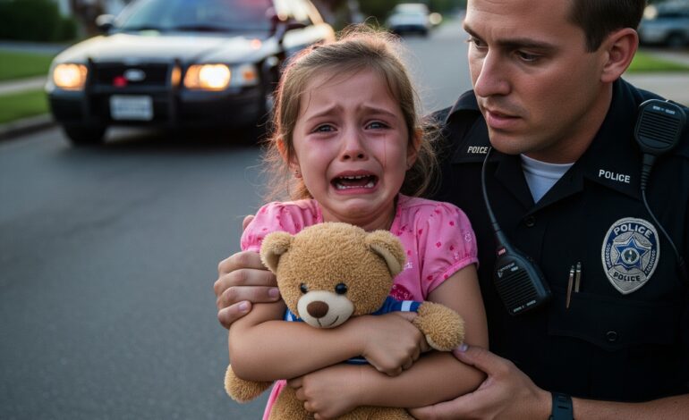 Mr. police officer, please—you have to help my mama!” a barefoot seven-year-old girl in a wrinkled pink dress races down a georgia street, clutching her teddy bear, pleading with a shocked officer to save her mother who “can’t get up anymore.” what he finds inside that quiet blue house will shatter your heart and renew your faith in humanity…The summer air in Savannah hung heavy with heat and jasmine when Officer Daniel Brooks heard the frantic patter of bare feet slapping against the asphalt. He turned just in time to see a tiny girl—no more than seven—racing toward him, her pink dress wrinkled, a faded teddy bear clenched in one hand.