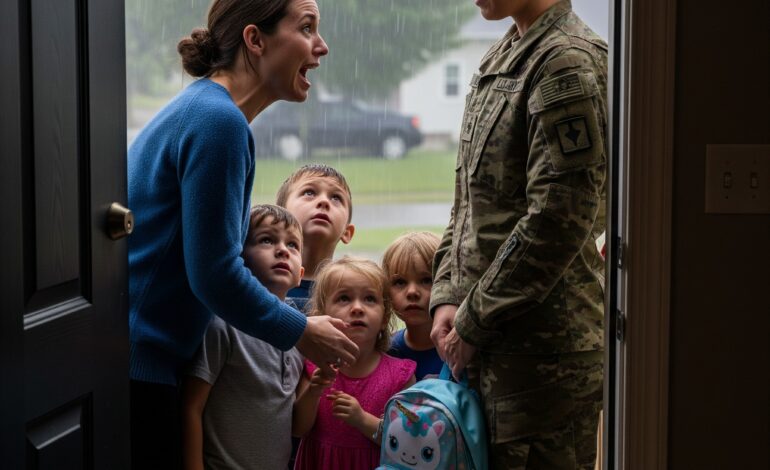 My sister once dropped off her three children at my house, promising she’d be back in an hour. That hour stretched into ten long years. All she left behind was a short note: “You’ll do better than me.” I gave up my life in the Army to raise her kids, only for her to return a decade later—this time armed with a lawyer—claiming I’d taken them from her…..