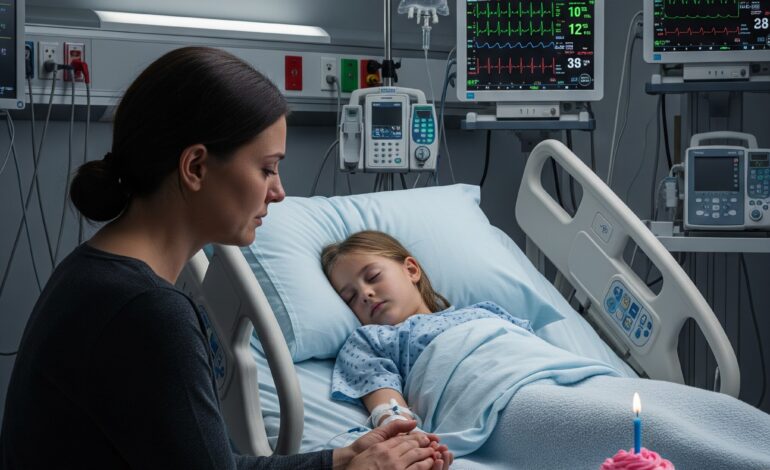 As my six-year-old daughter lay on life support after the crash, my phone lit up with a text from Mom: “Don’t forget the cupcakes for your niece’s party tomorrow.” I stared at the screen and replied, “Mom, I’m in the hospital—my daughter is fighting for her life.” Seconds later, Dad’s message popped up: “Your niece’s party matters more than your drama.” I stood frozen, disbelief rooting me to the floor, when the doctor entered and quietly said, “Your mother just—”….