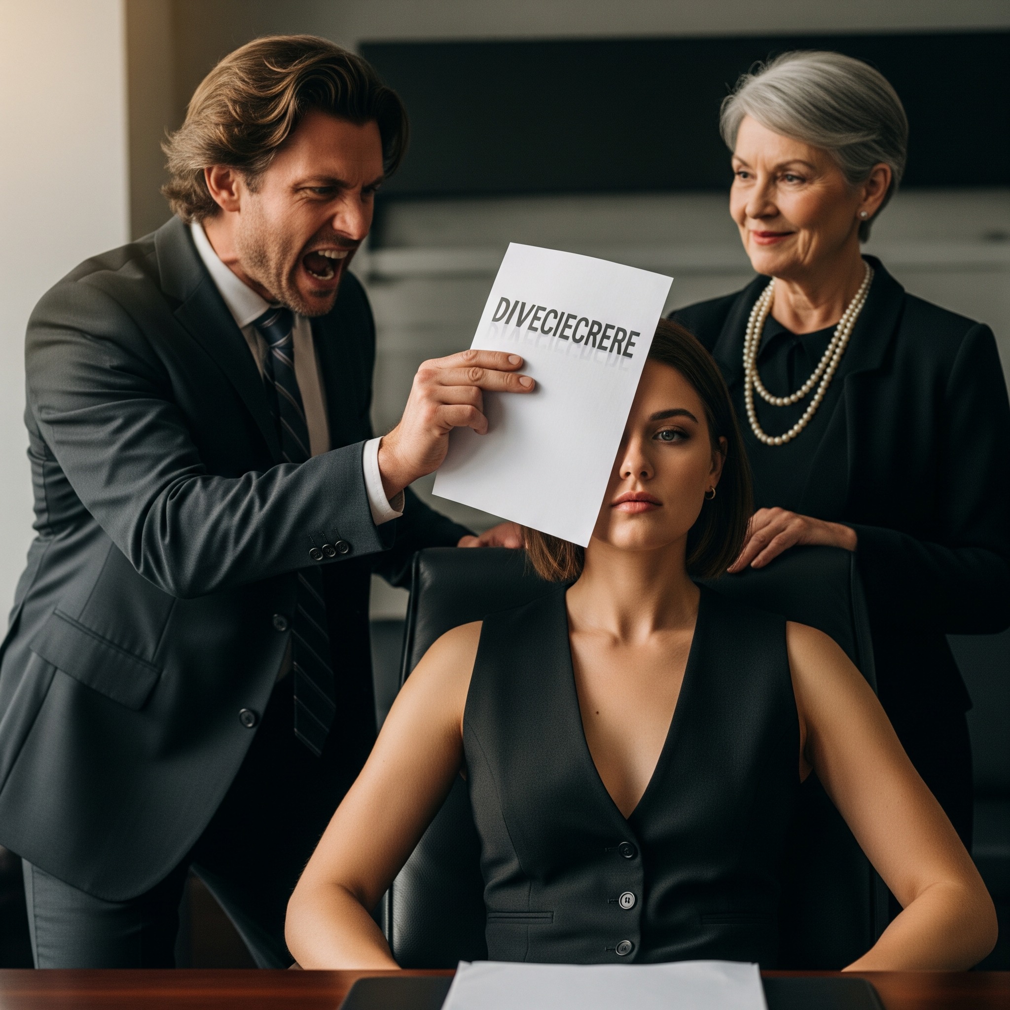 The moment we finished signing the paperwork for our new home, my husband slammed another stack of documents onto the table—divorce papers. “Sign it,” he snapped. “And get out of my house. I’m done supporting you.” Beside him, his mother watched with a satisfied little smirk, as if she had been waiting for this moment all along….