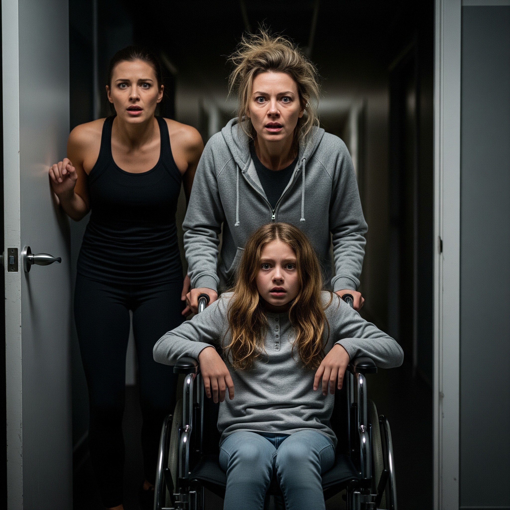 At two in the morning, my sister was hammering on my door, blood streaking her lip, a wheelchair‑bound child beside her, while our mother sent a message saying, “Don’t save her.” Her boyfriend—the one who hurt her—threatened to take the kid. I’m military police, trained for tactical entries, not for confronting my own family’s disaster. But I stared him down and told him, “Try it.” Then I put together a case that dismantled his life piece by piece….