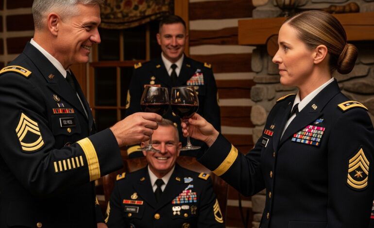 At my father’s wedding, General Holt raised his glass and toasted me as “the desk pilot who never left the ground.” His old war buddies burst into laughter, convinced I was nothing more than the quiet, book-loving daughter who tinkered with spreadsheets. None of them had the slightest clue that the very next morning, I would walk into their command center wearing the silver eagle of a Colonel—their new commanding officer….