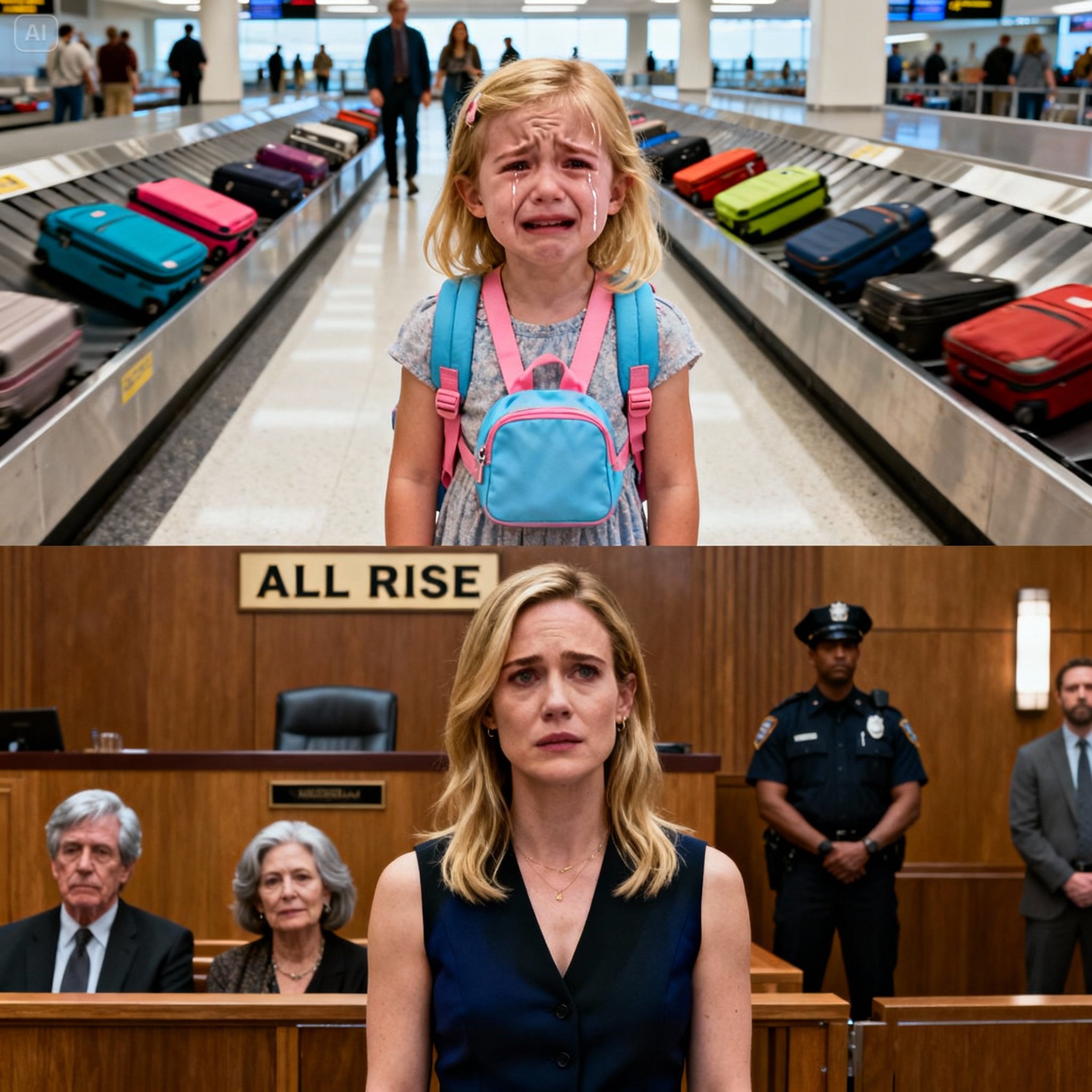 When I was five years old, my parents abandoned me at the baggage claim. a stranger saved me — and only after his death did i learn he was a secret millionaire who left me 5.5 million dollars. then my parents returned to sue for the money. in court, they smirked… until the officer announced: “all rise for the judge.”…