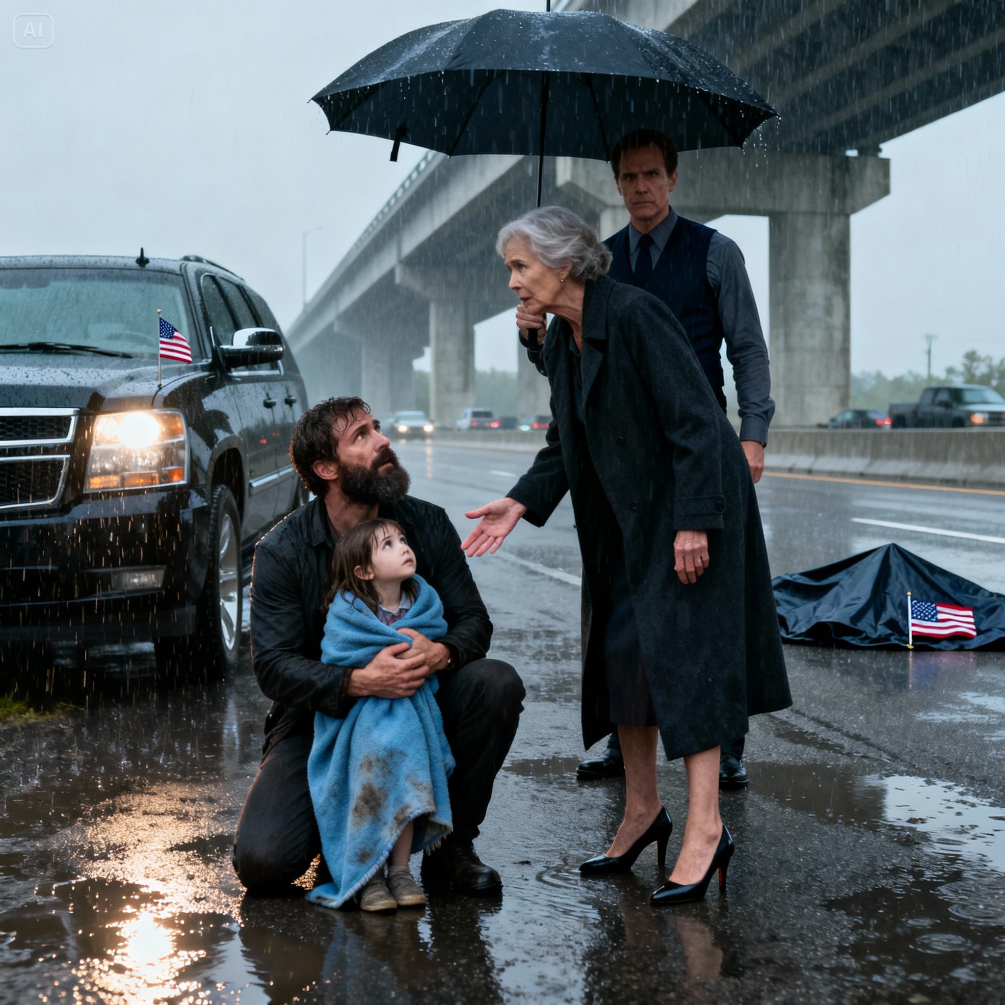 I came across my struggling grandson and his small child surviving in a makeshift shelter under a bridge, and after the child told me everyone said i would never come back, i took them home that night on my private jet and started revealing the secret surrounding his father, leading to an unexpected family reunion…