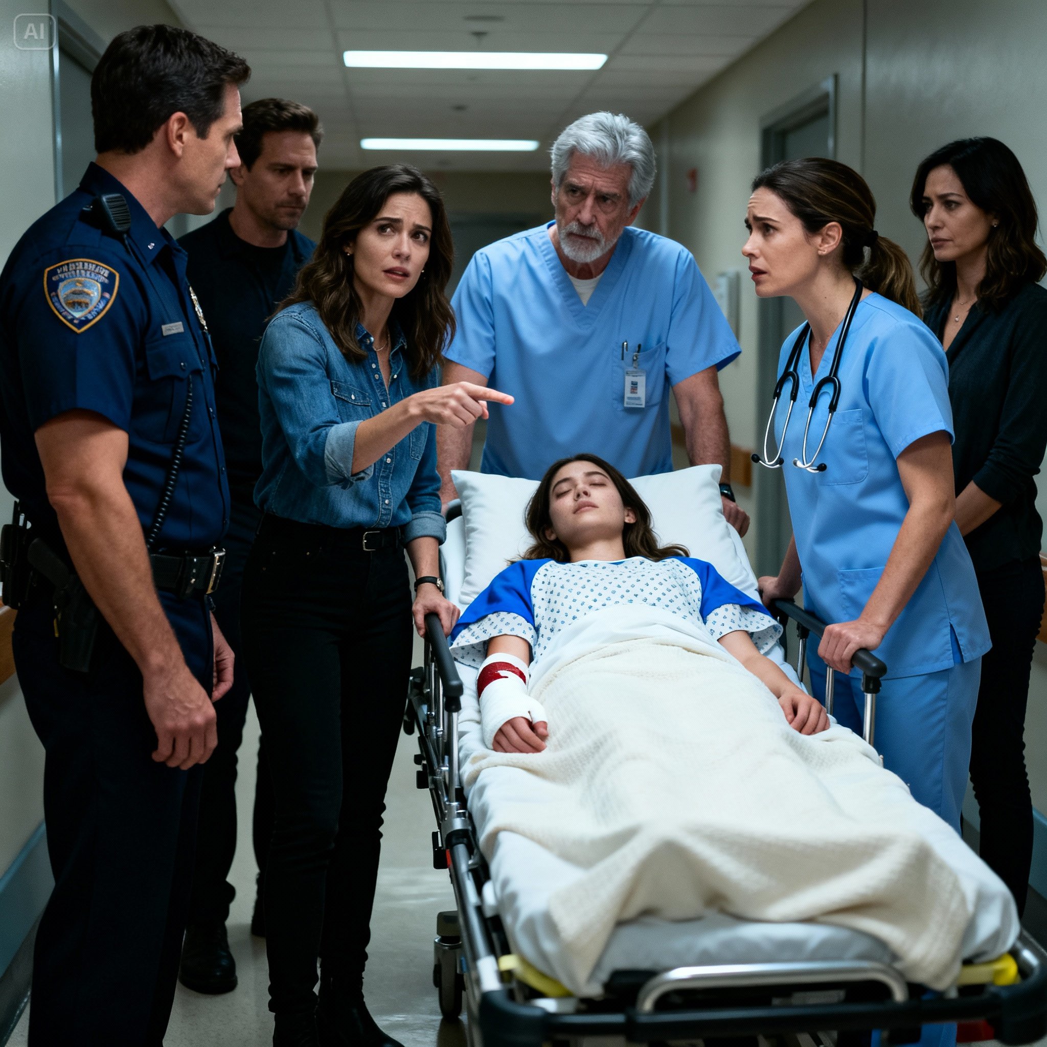 My sister smirked, “you deserved it,” while i lay broken at the base of the hospital stairs. my parents hurried to reassure her, “it was an acc:ident, right emma?” i couldn’t speak through the p:ain. but they had no idea everything was caught on cam:era—and the head nurse had already pressed record… then….